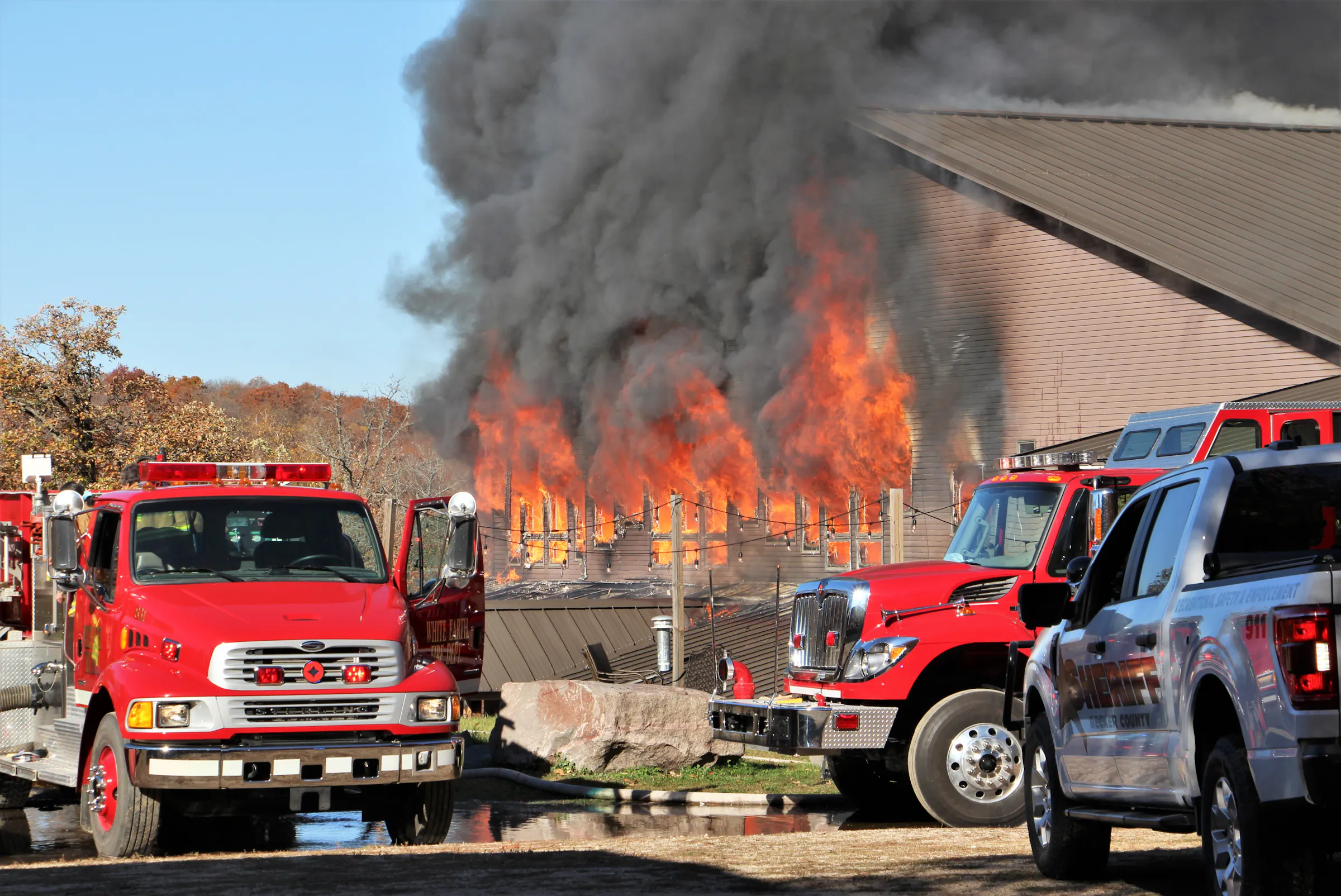 Fire destroys Maplelag Resort lodge — for the second time in 23 years