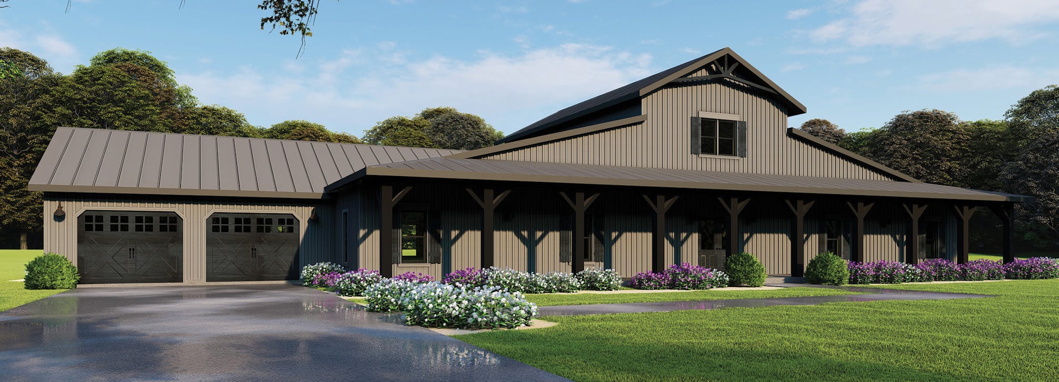 Home plan: Barn-style melds country with contemporary