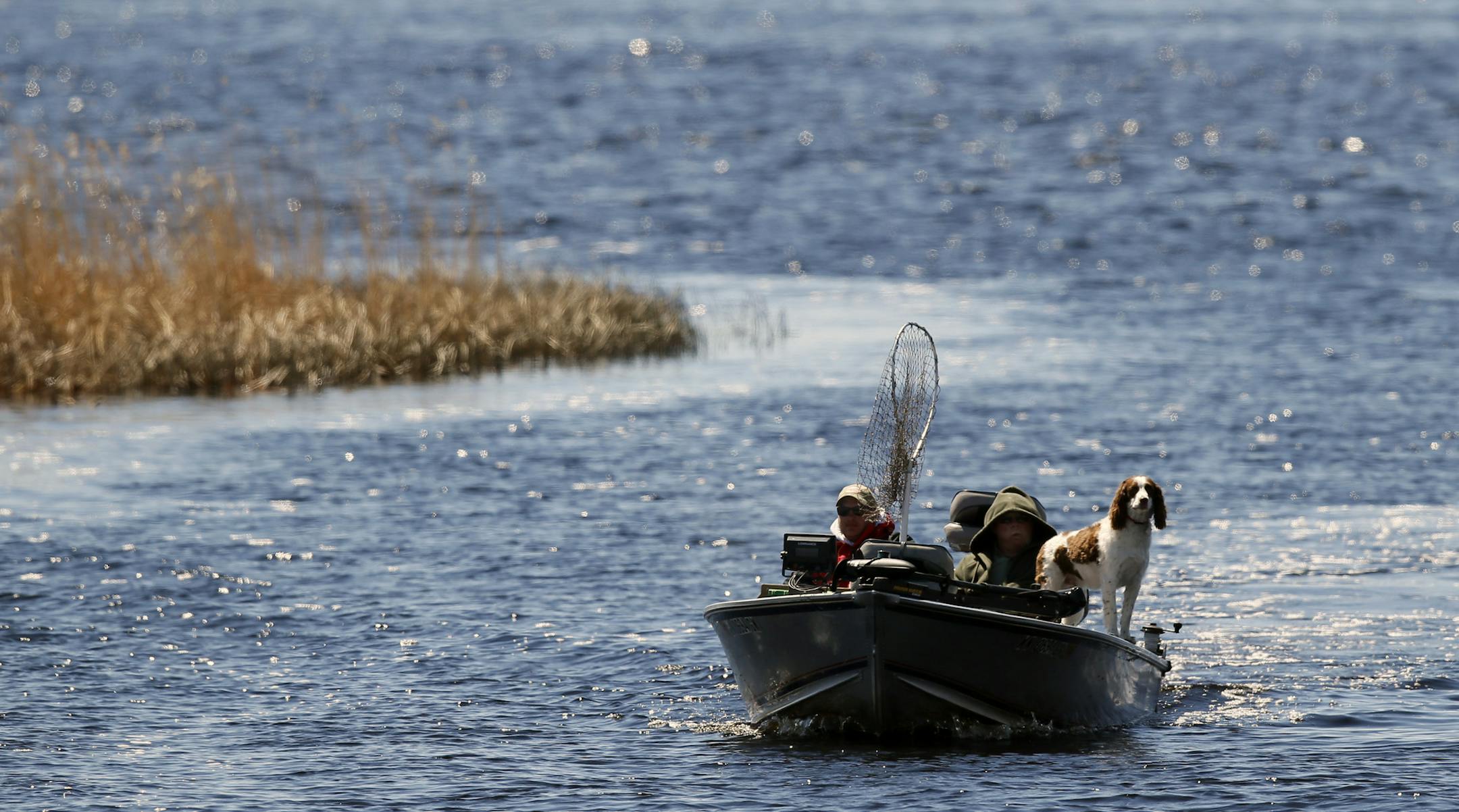 Fishermen on Red Lake.