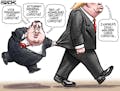 Sack cartoon: Trump's best friend