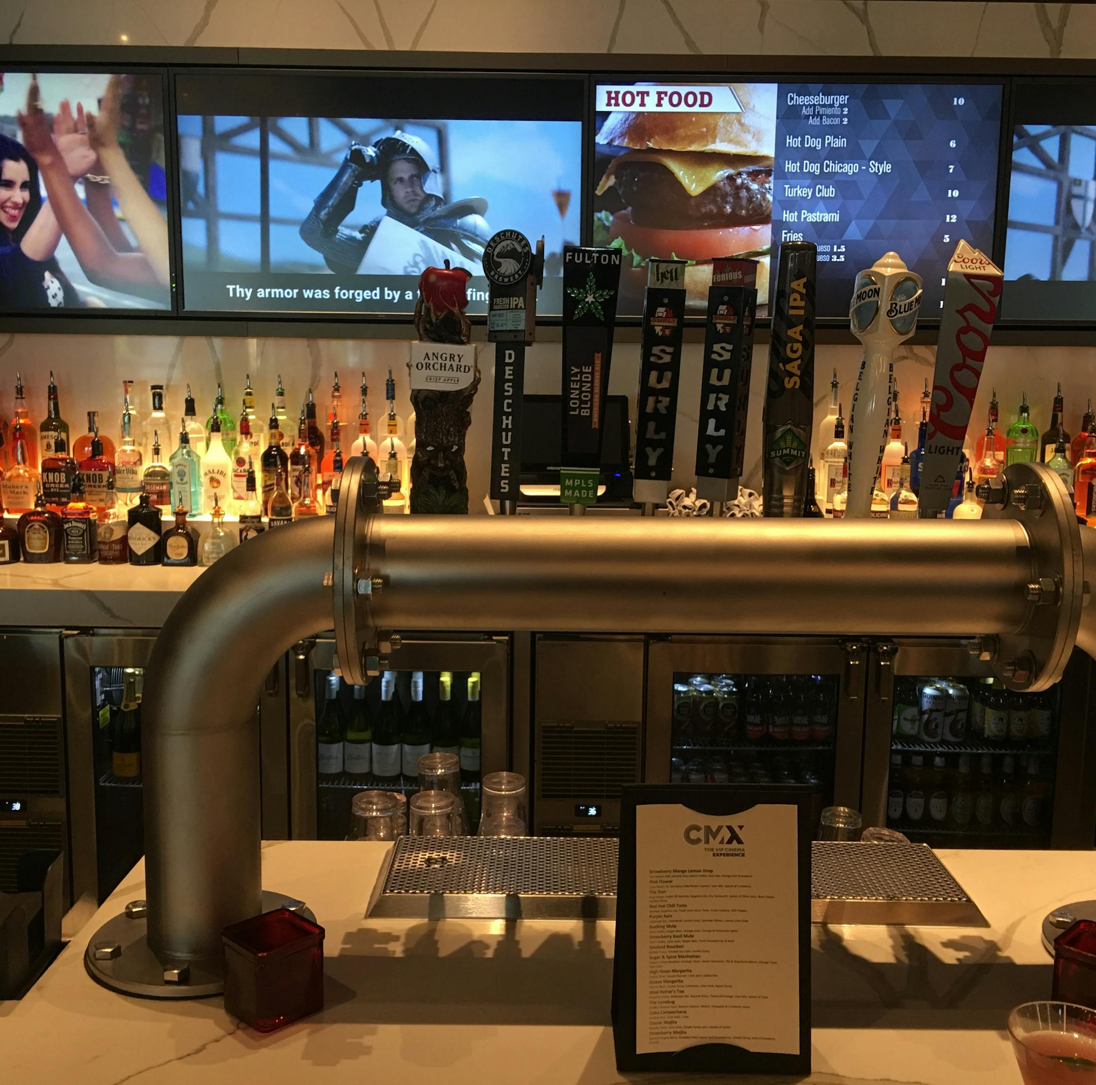 The inside of the CMX theatre at Mall of America, by John Ewoldt