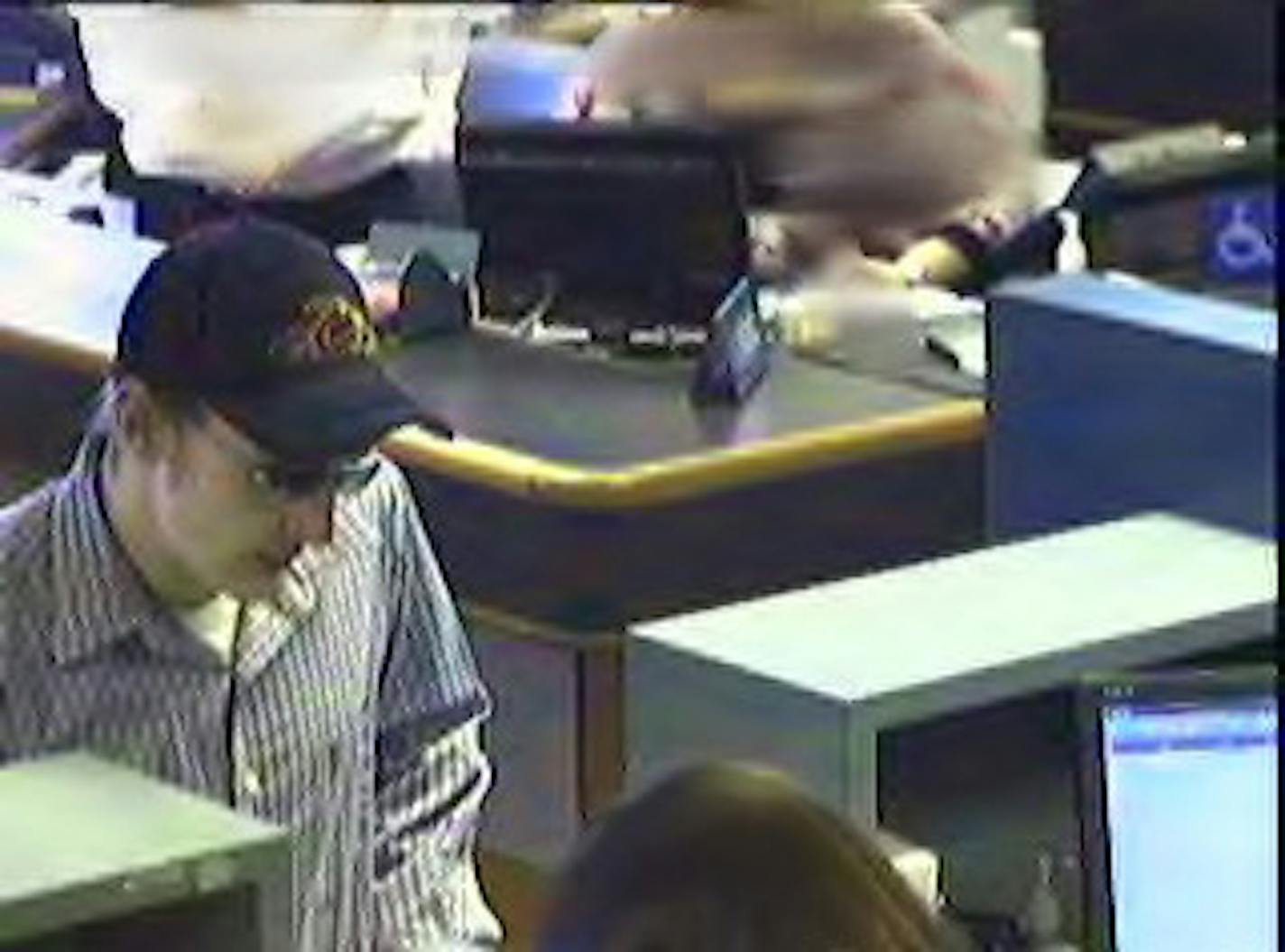 Bank robbery suspect at Wells Fargo branch at 4712 Chicago Av. S.