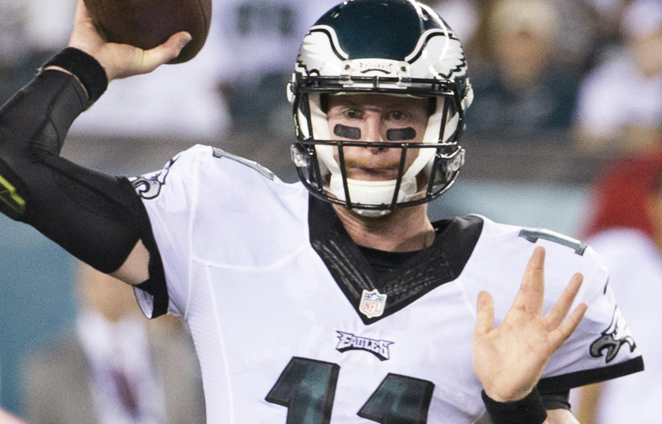 Philadelphia Eagles quarterback Carson Wentz