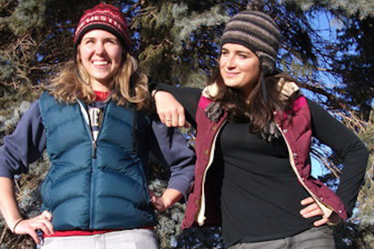 Ann Raiho, left, and Natalie Warren first met in 2007 at Camp Menogyn near Grand Marais, Minn. This picture was taken on a trip that summer that ended in Nunavut, in the Canadian Arctic.