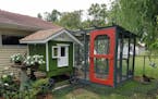 Custom built coop and run on the Twin Cities Coop Tour, Sept. 17. Provided