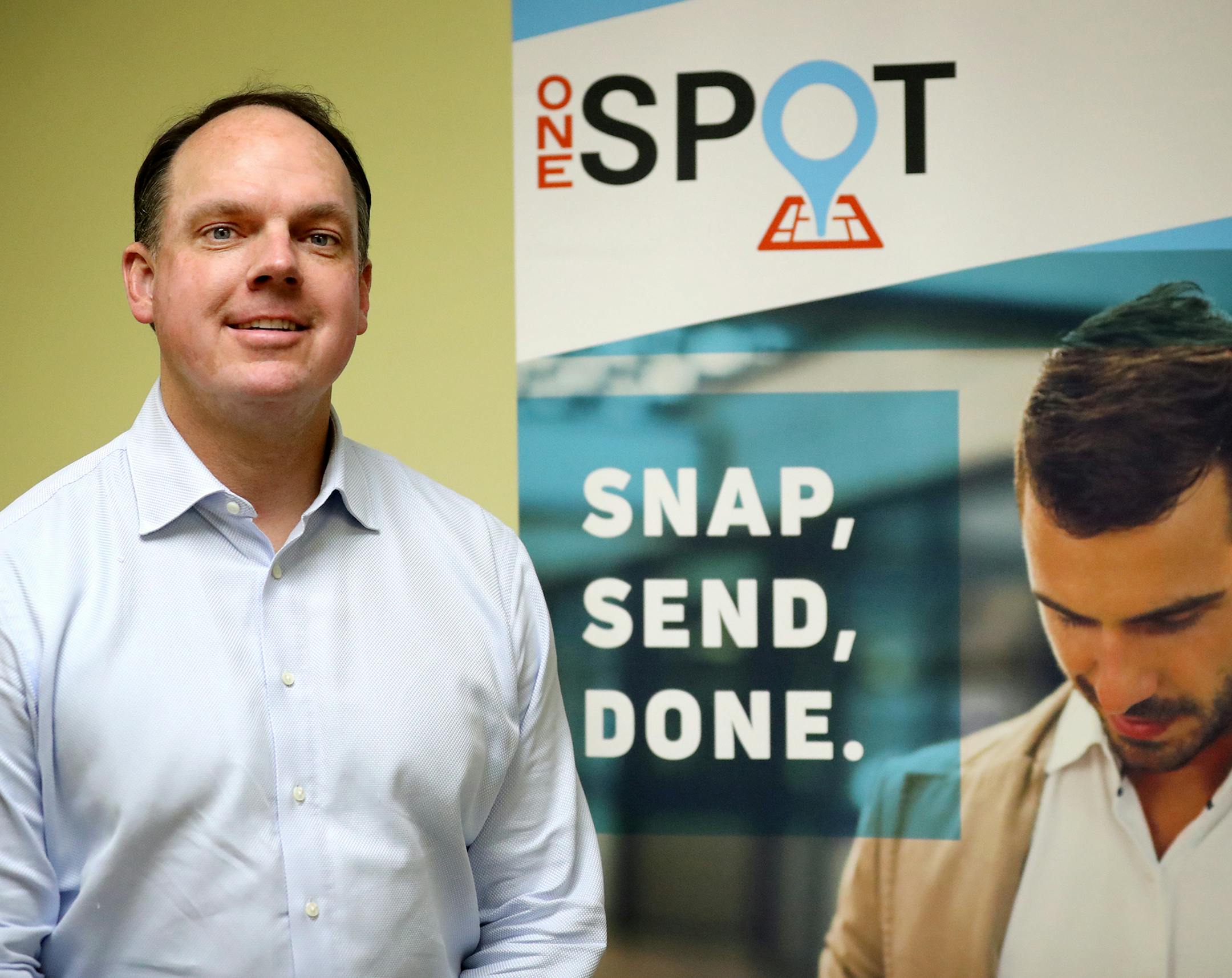 The One Spot online property management platform is designed to help property managers streamline tasks such as work orders to fix broken items throughout a property. Here, One Spot CEO Keith Pelatowski Wednesday, April 18, 2018, in Plymouth, MN.] DAVID JOLES &#xef; david.joles@startribune.com The One Spot online property management platform is designed to help property managers streamline tasks such as work orders to fix broken items throughout a property.