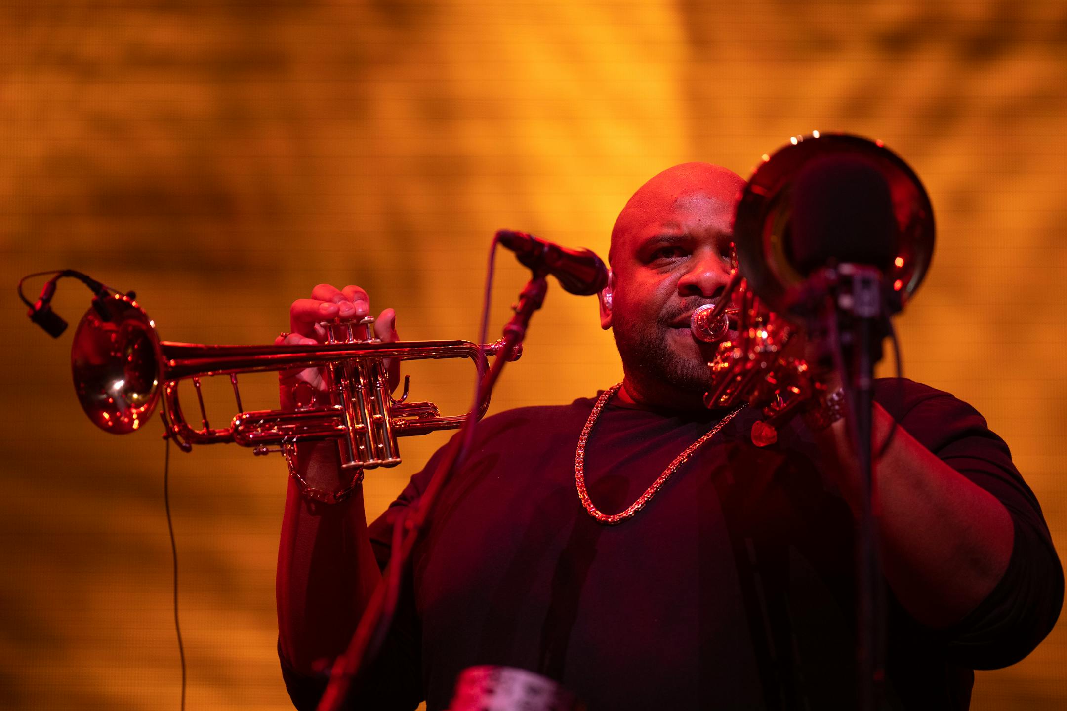 Dave Matthews Band trumpeter Rashawn Ross had options while performing with the band.
