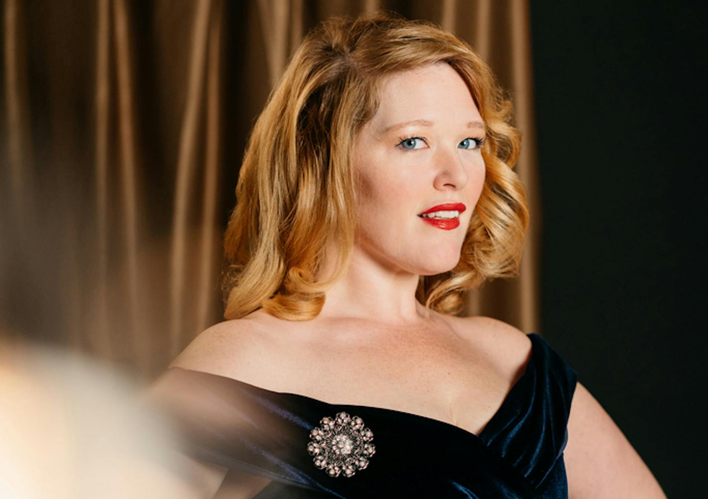 Anna Wieben is the star and the impresario of "Die Fledermaus" this week at Como Lake.