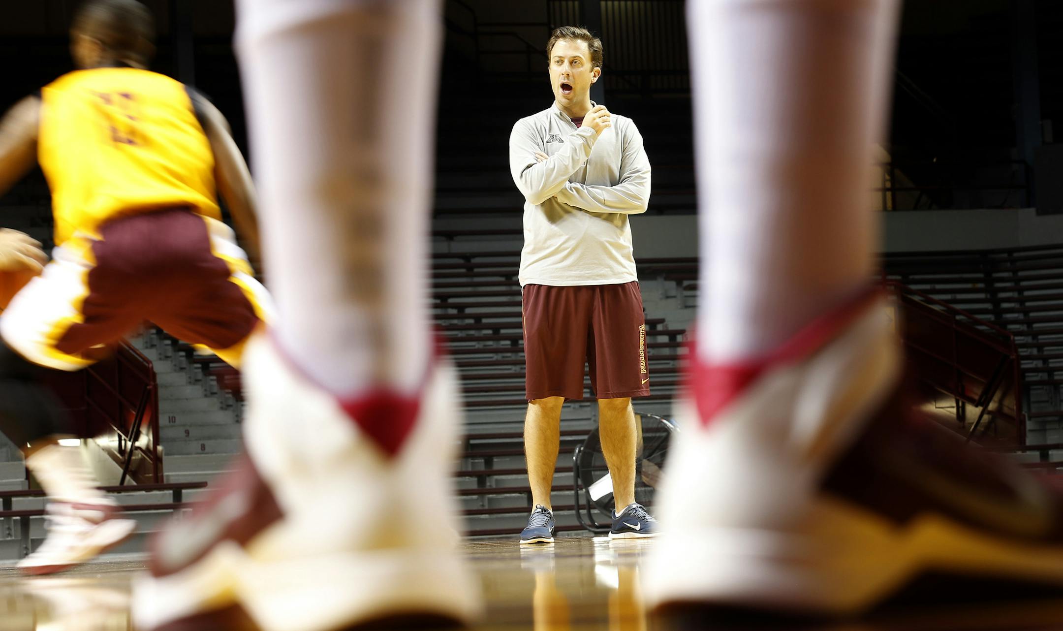 University of Minnesota head basketball coach Richard Pitino. ] CARLOS GONZALEZ cgonzalez@startribune.com October 7, 2013, Minneapolis, Minn., Williams Arena, University of Minnesota Gophers Basketball head coach Richard Pitino