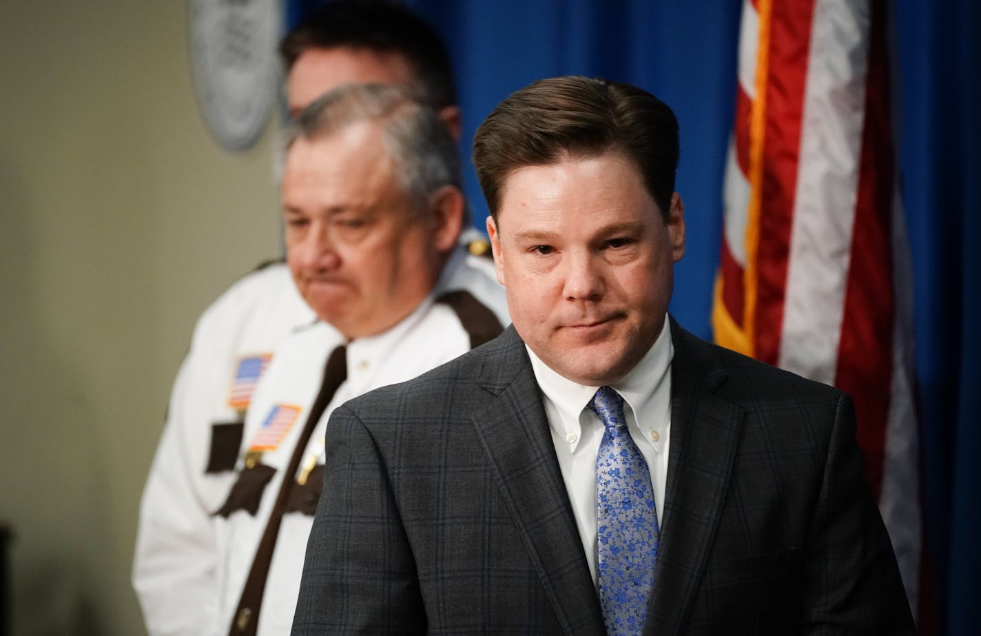 Carver County Attorney Mark Metz announced Thursday that he was closing the two-year investigation into the death of musician Prince Rogers Nelson without issuing any criminal charges. ] GLEN STUBBE &#x2022; glen.stubbe@startribune.com Thursday, April 19, 2018 EDS, here he is leaving the announcement.