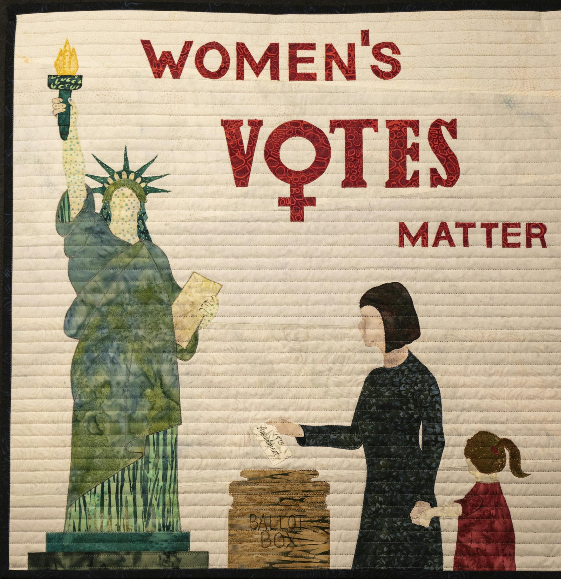 "Women's Vote Matters" by Sally Manke of Arcadia, Mich.