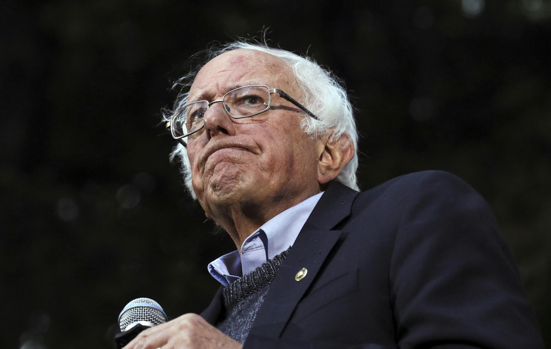 Democratic presidential candidate Sen. Bernie Sanders, I-Vt.