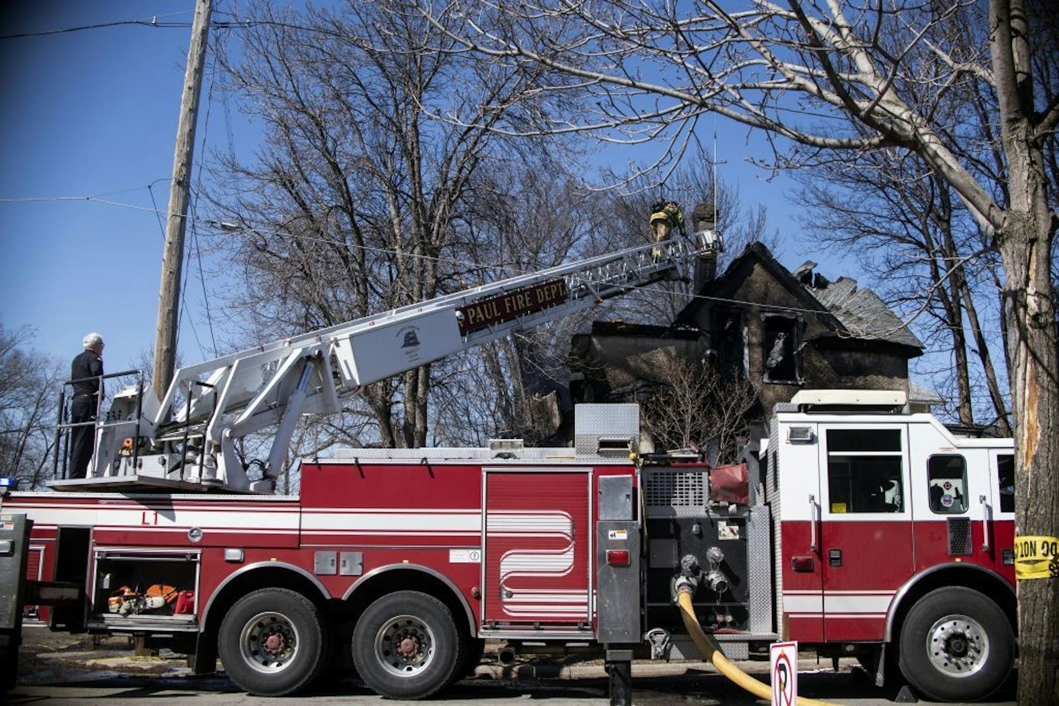 A house exploded on the 600 block of Hall Avenue.