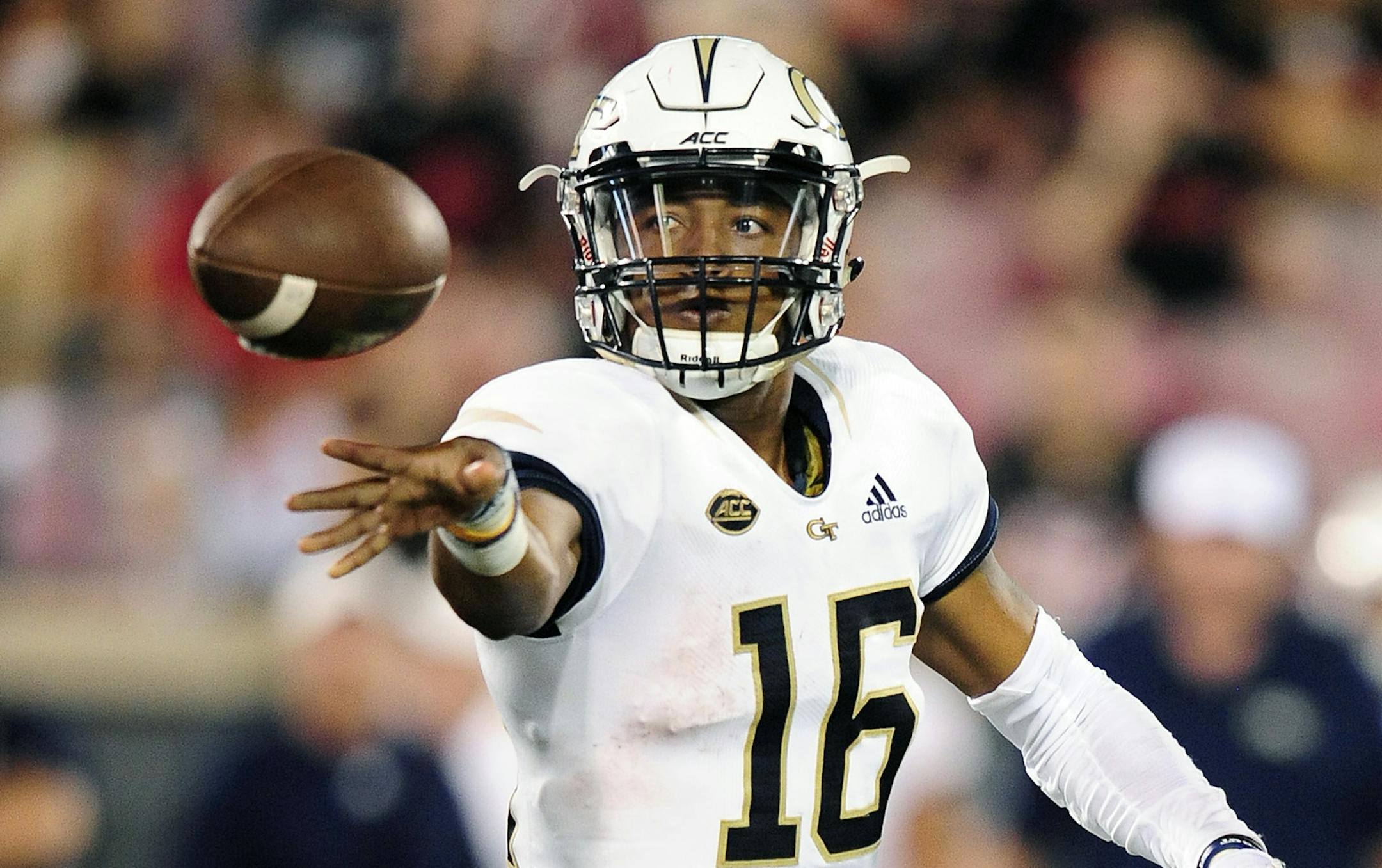 TaQuon Marshall, one of the signal-callers in Georgia Tech's two-quarterback attack, has accounted for more than 1,700 yards of offense and 11 touchdowns while leading the nation's No. 1 rushing offense for a 7-5 team.