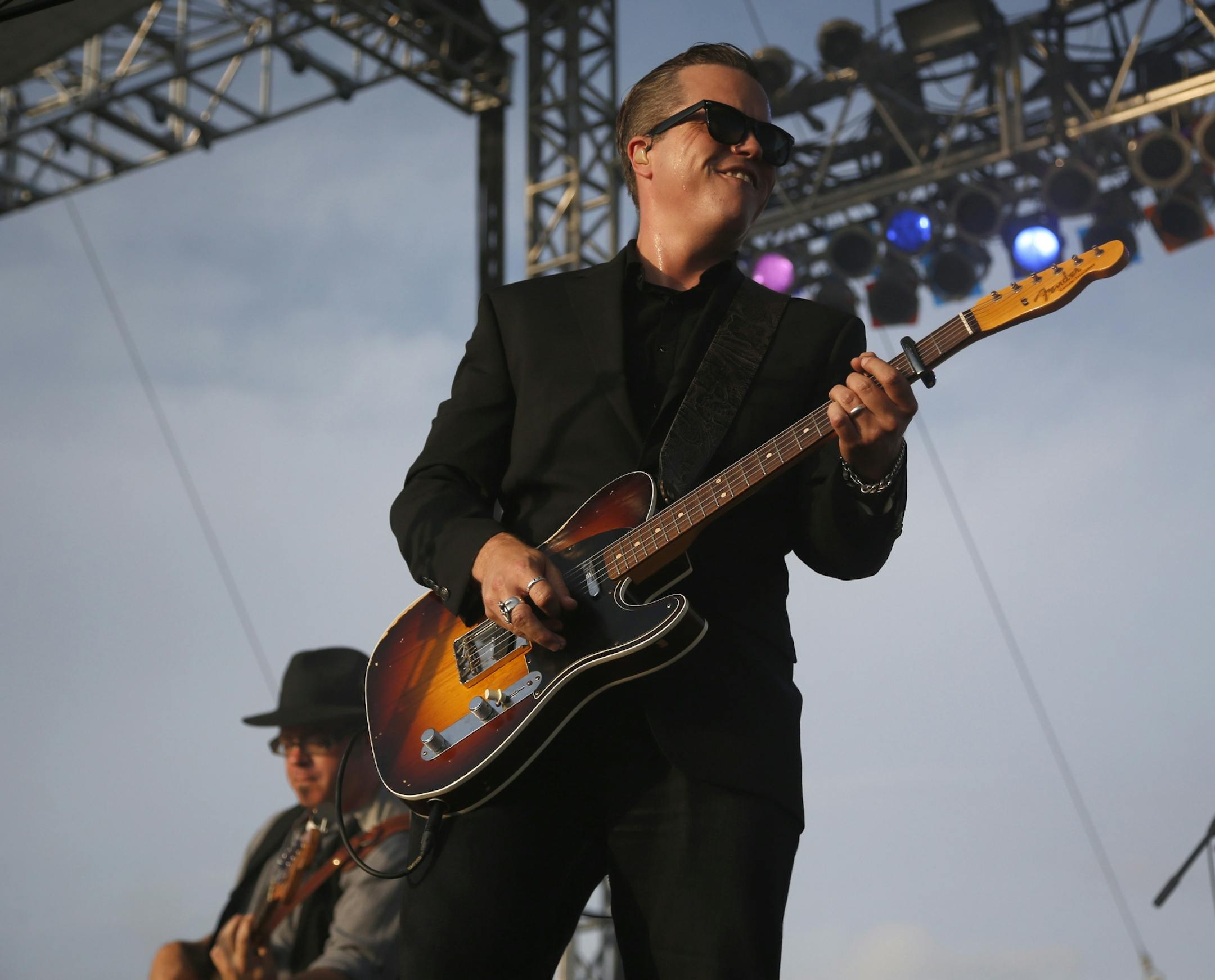 Jason Isbell performed on the Sun Country stage at the Basilica Block Party.