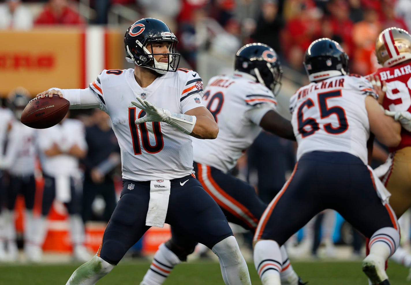 Bears quarterback Mitchell Trubisky