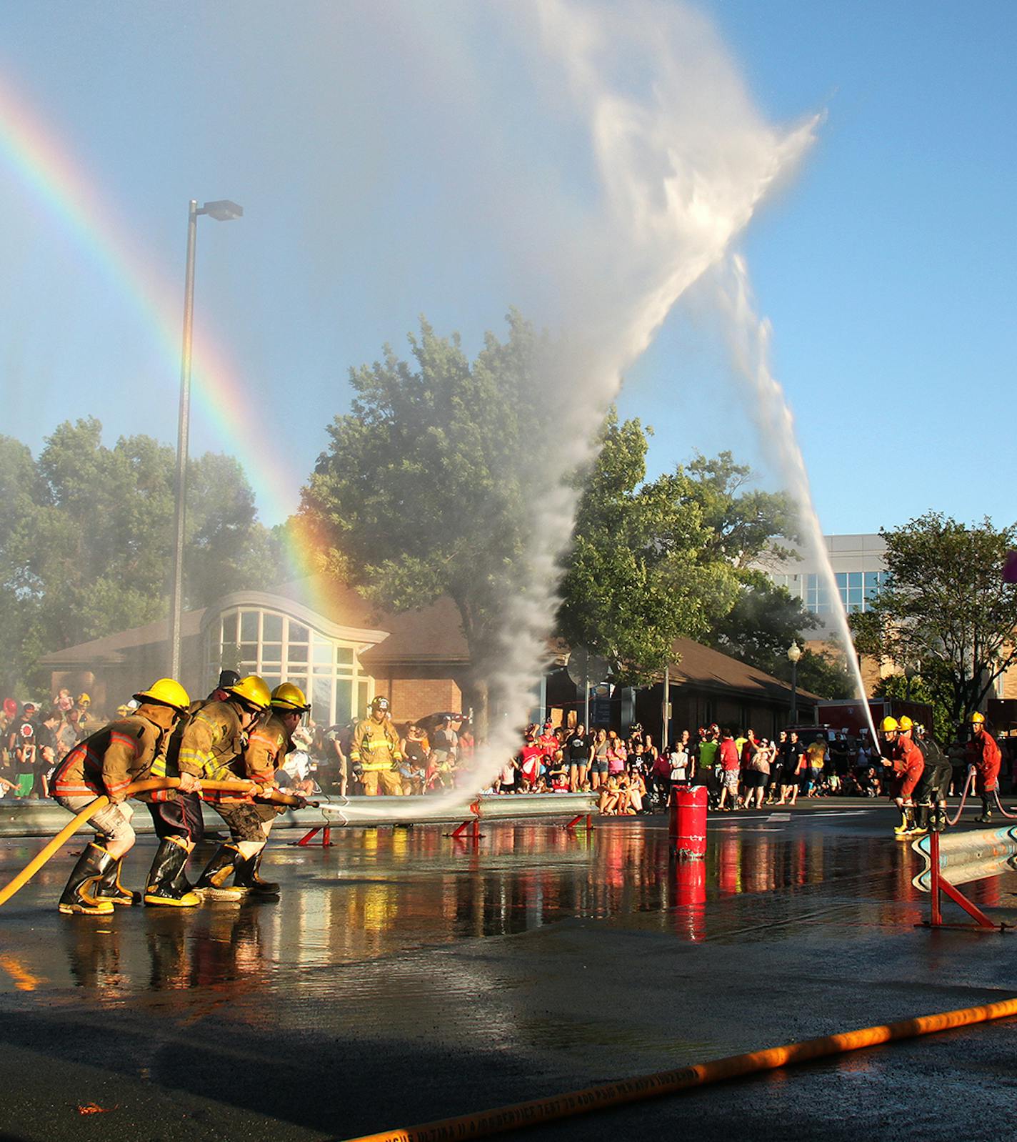 Shakopee Fire Department Water Fights. Provided by City of Shakopee