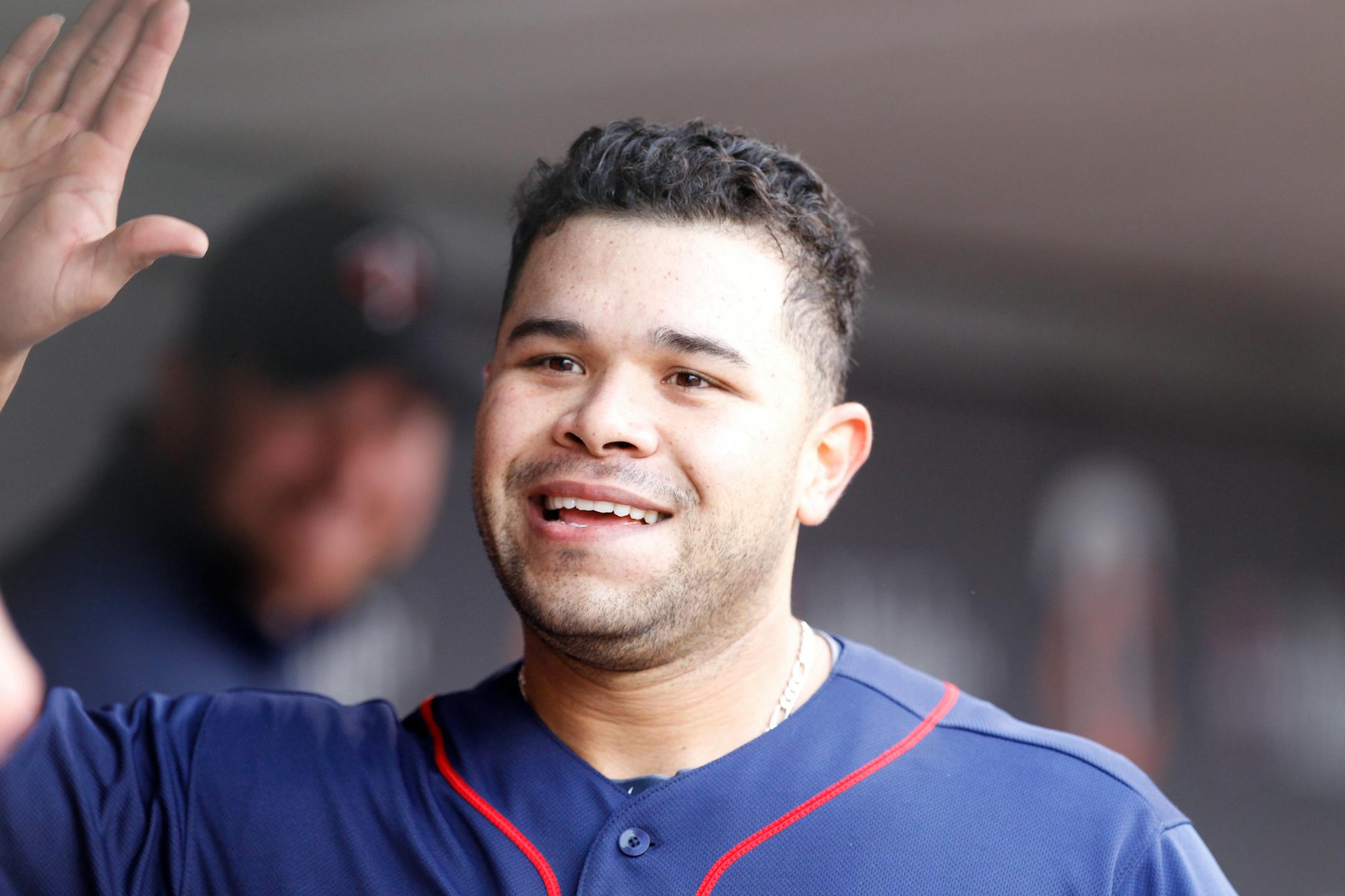 Josmil Pinto showed some pop with his bat for the Twins last season.