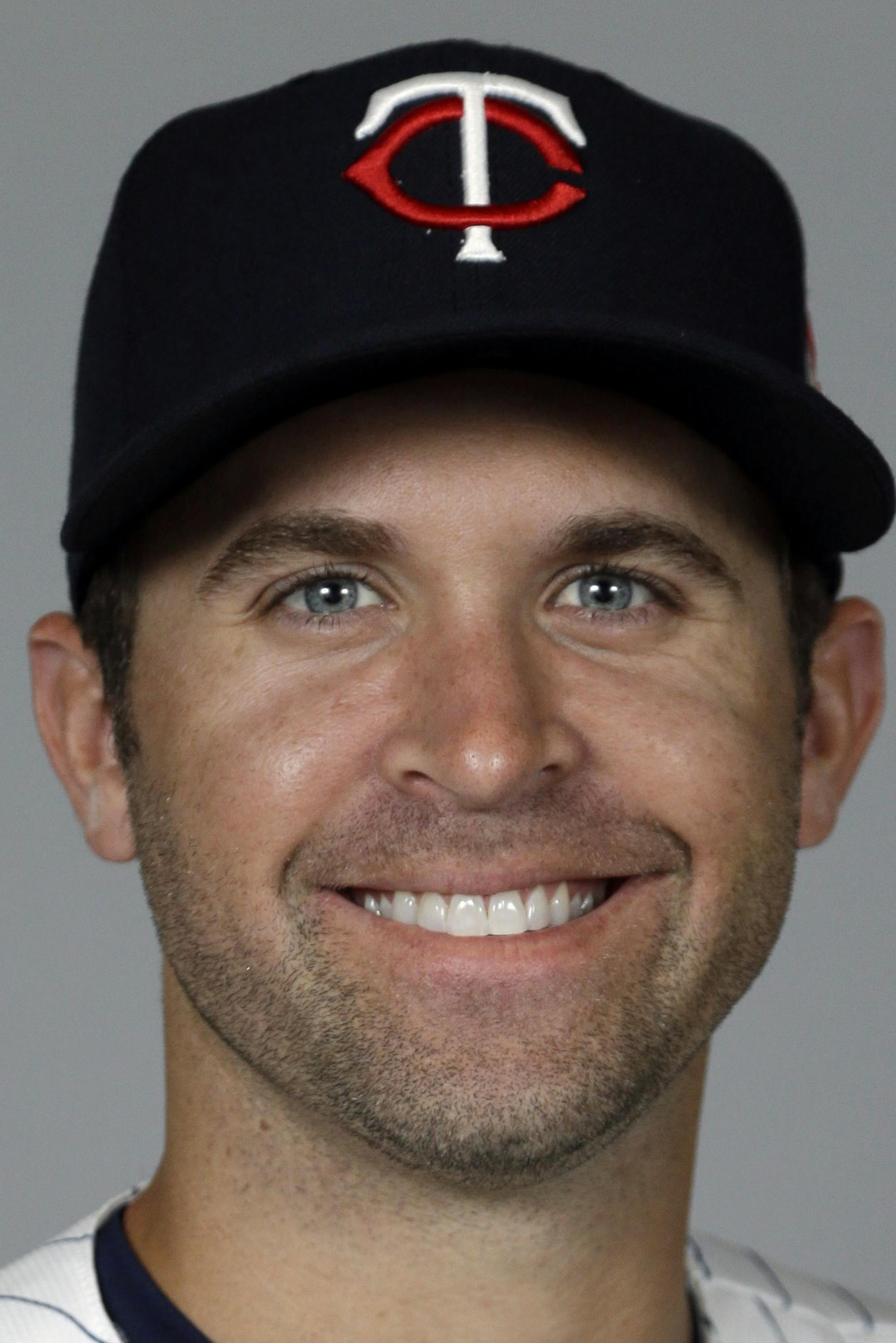 This is a 2014 photo of second baseman Brian Dozier of the Minnesota Twins baseball team. This image reflects the Twins active roster as of Tuesday, Feb. 25, 2014 when this image was taken. (AP Photo/Steven Senne) ORG XMIT: FLSR1