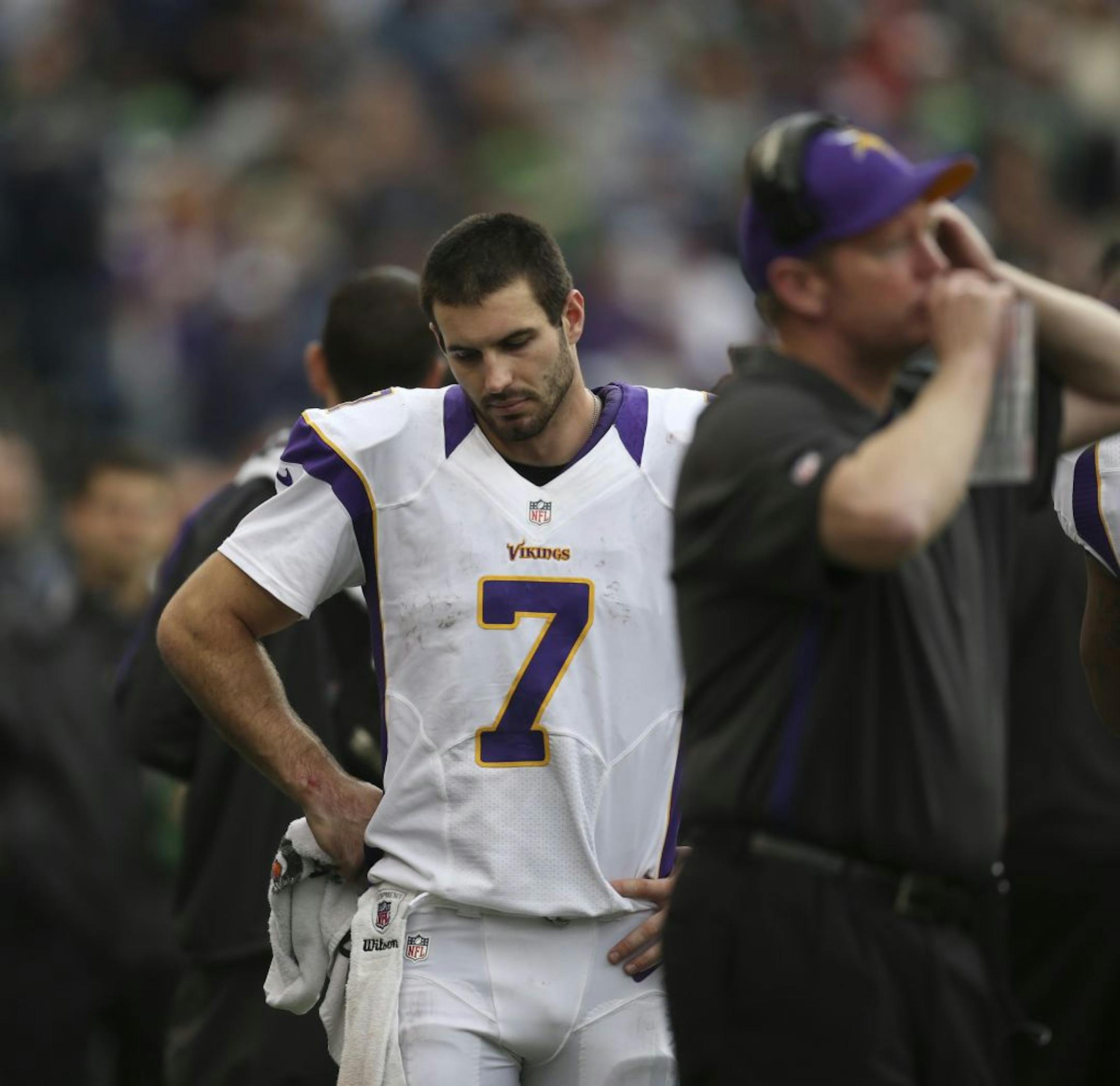 Vikings' quarterback Christian Ponder.