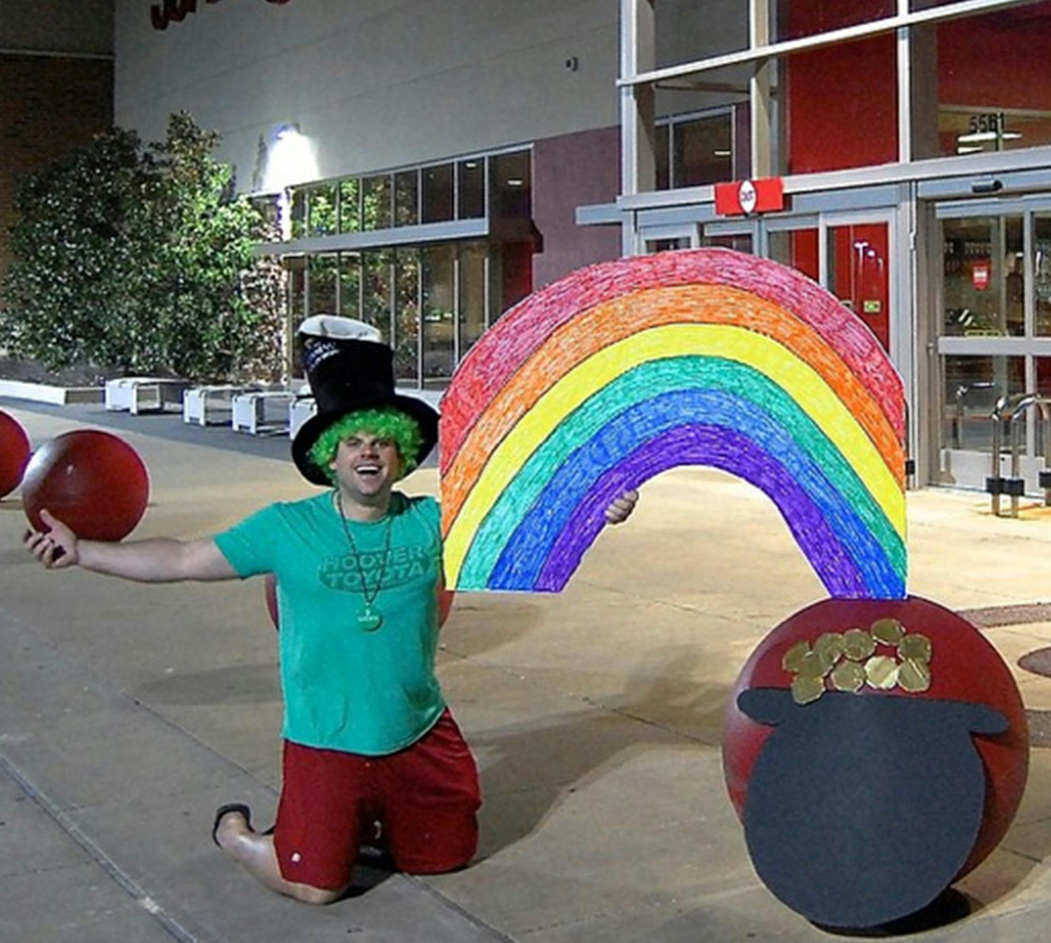 Target balling -?? Day 345: "Everybody seen the Leprechaun @target say yeeeeah!" Happy St. Patrick's Day!