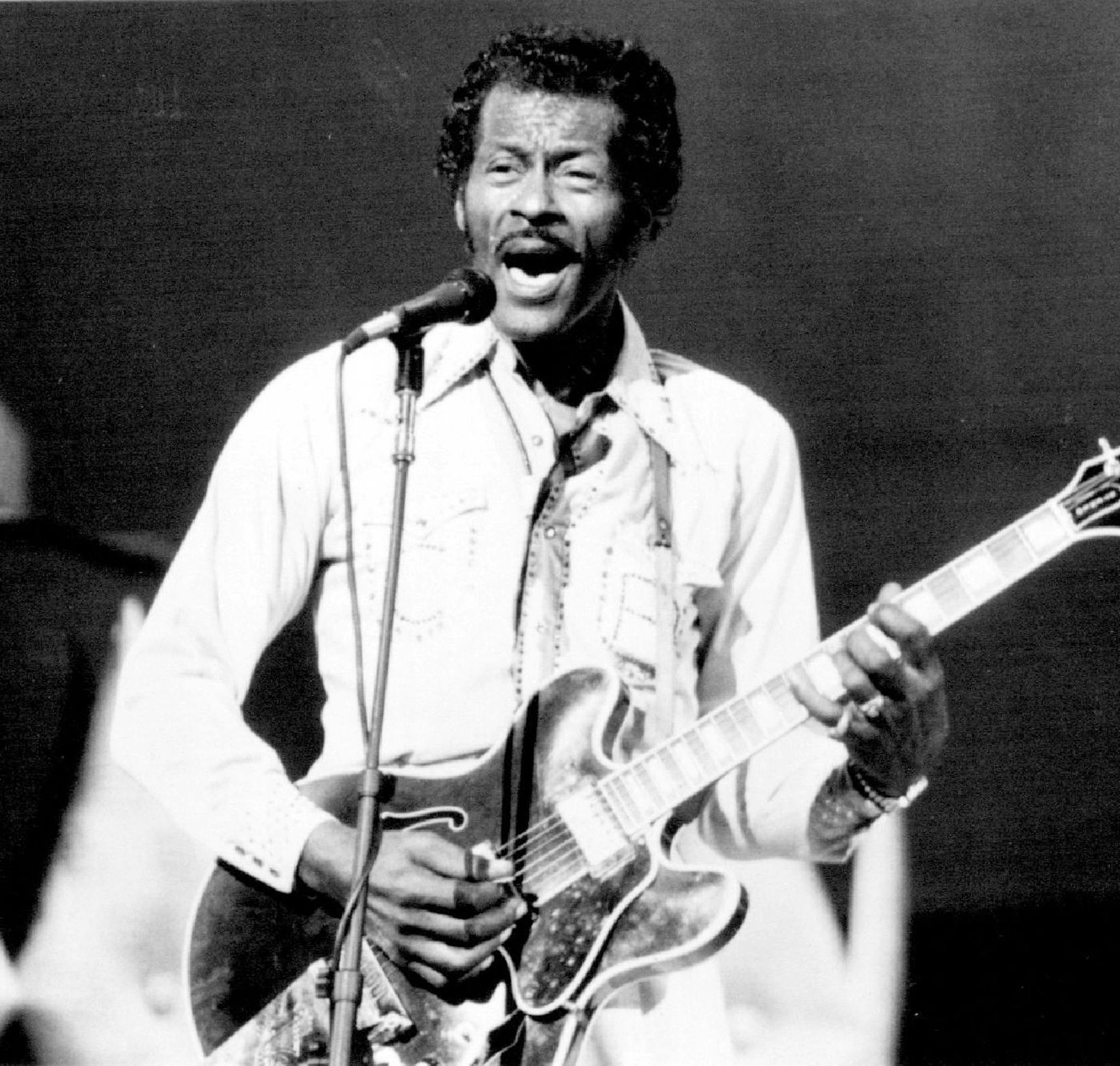 Chuck Berry’s spirited performance at his 60th birthday concert in St. Louis in January 1986 is one of the many highlights of “Chuck Berry Hail! Hail! Rock ’N’ Roll.”