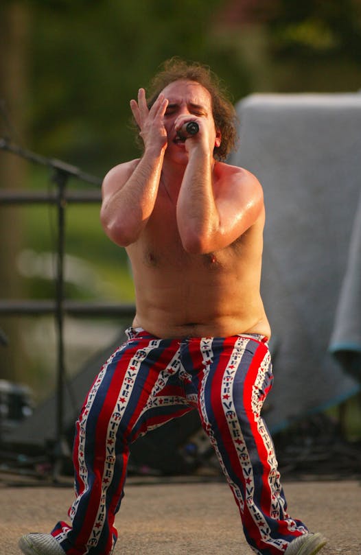 Har Mar Superstar shows in the 2000s often featured wild antics and scant clothing.