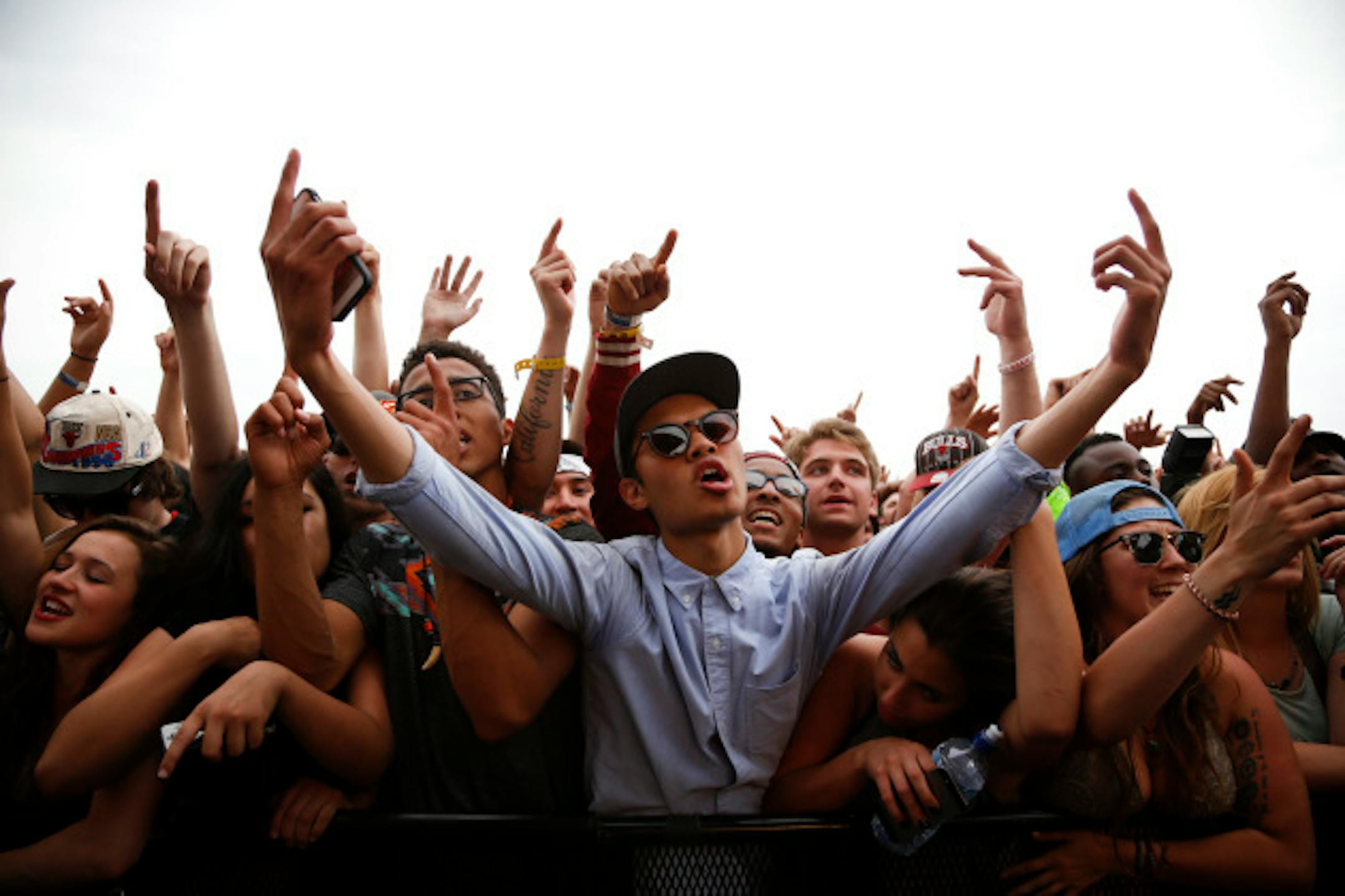 Fans got very into Nas during last year's Soundset, the first year the festival sold out. / Jeff Wheeler, Star Tribune