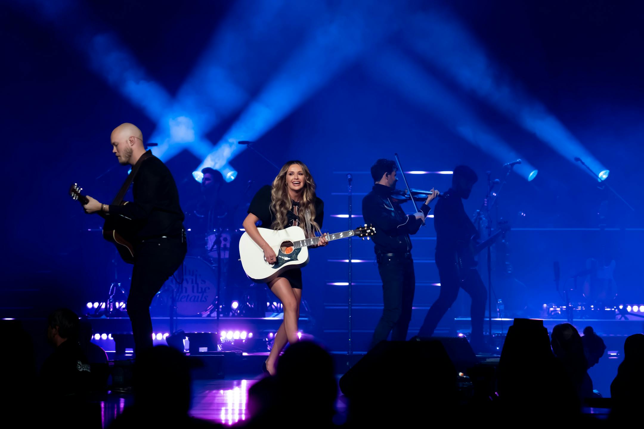 Carly Pearce opened at the Xcel Arena for Blake Shelton's Back to the Honky Tonk Tour.