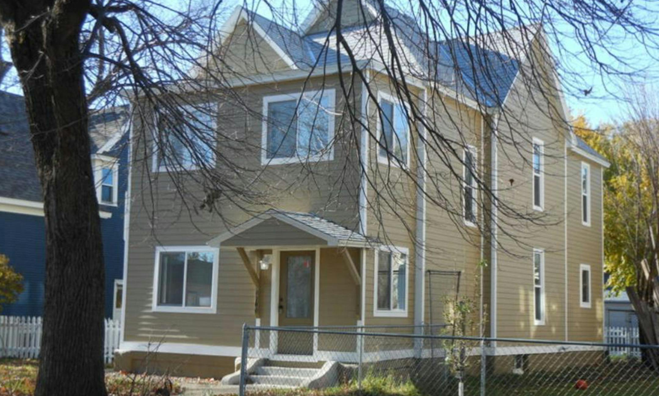Minneapolis
Built in 1900, this four-bedroom, two-bath house located inthe Northeast Park neighborhood has 1,638 finished square feet and features three bedrooms and a porch on the upper level, hardwood floors, a main level porch, unfinished basement, fenced yard and a detached two-car garage. Listed by Pat Murzyn, Patrician Realty, 612-781-3335.