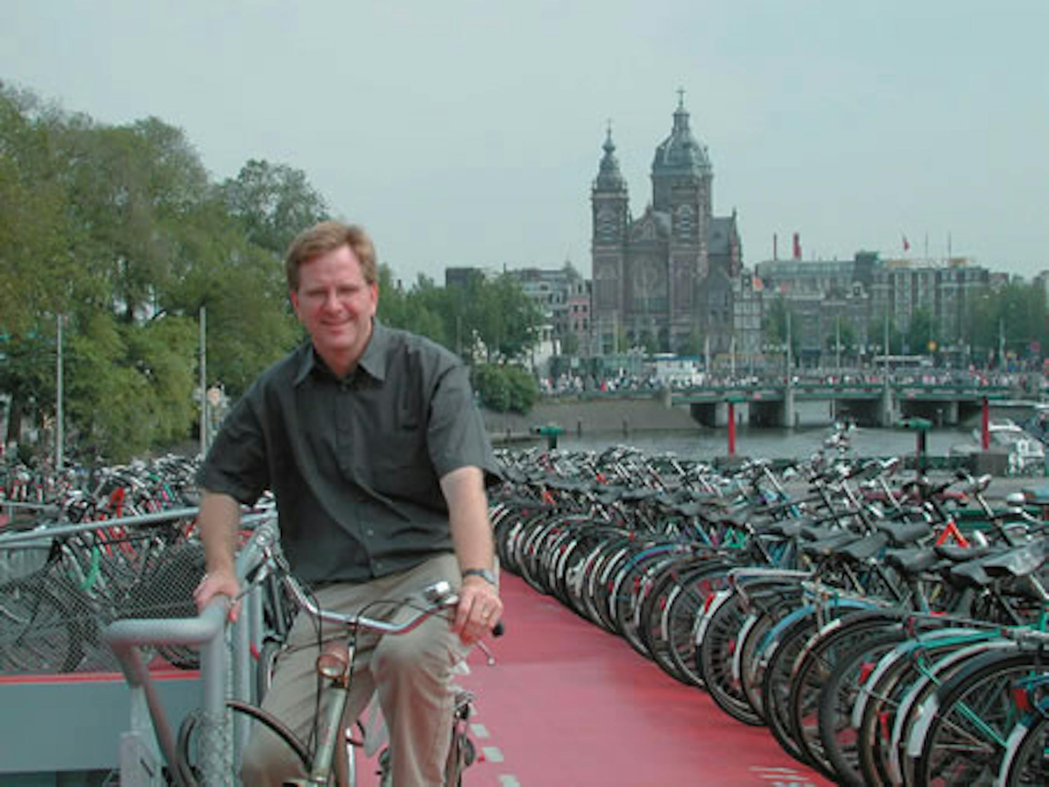 Rick Steves in Amsterdam. Soon, he'll be in Minneapolis.