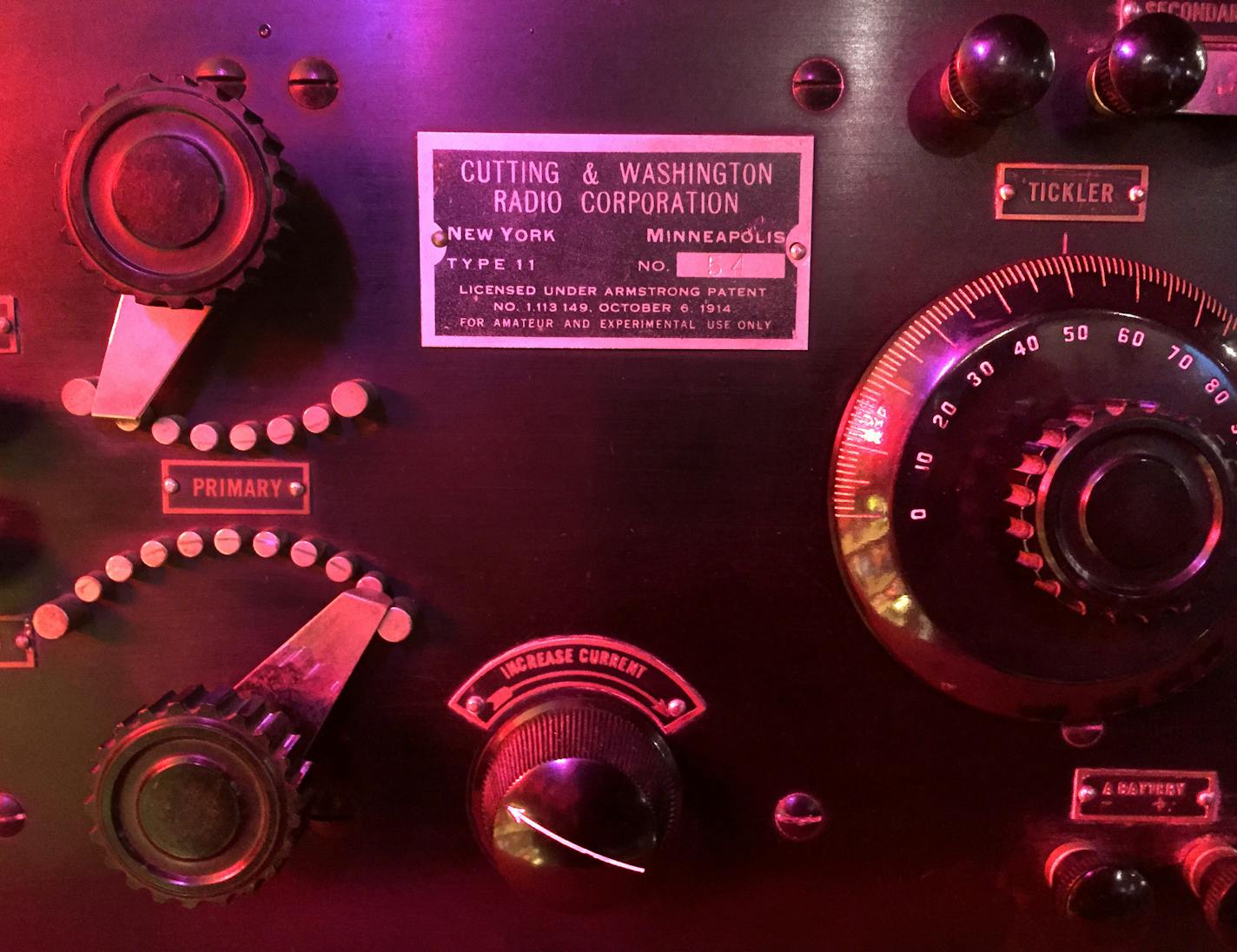 A Cutting & Washington Radio. (not for sale)The Pavek Museum of Broadcasting in St. Louis Park is selling a treasure trove of equipment and memorabilia from its bulging warehouse. ] Brian.Peterson@startribune.com St. Louis Park, MN - 5/05/2015