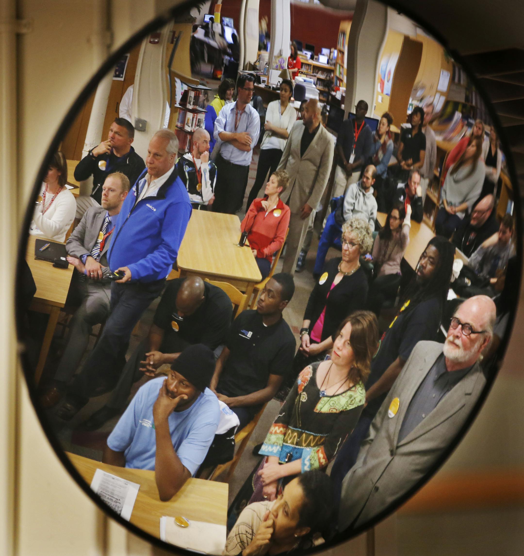 At Patrick Henry H.S. in Minneapolis where parents and school official gathered to address school safety in the media room. ]Richard Tsong-Taatarii/rtsong-taatarii@startribune.com