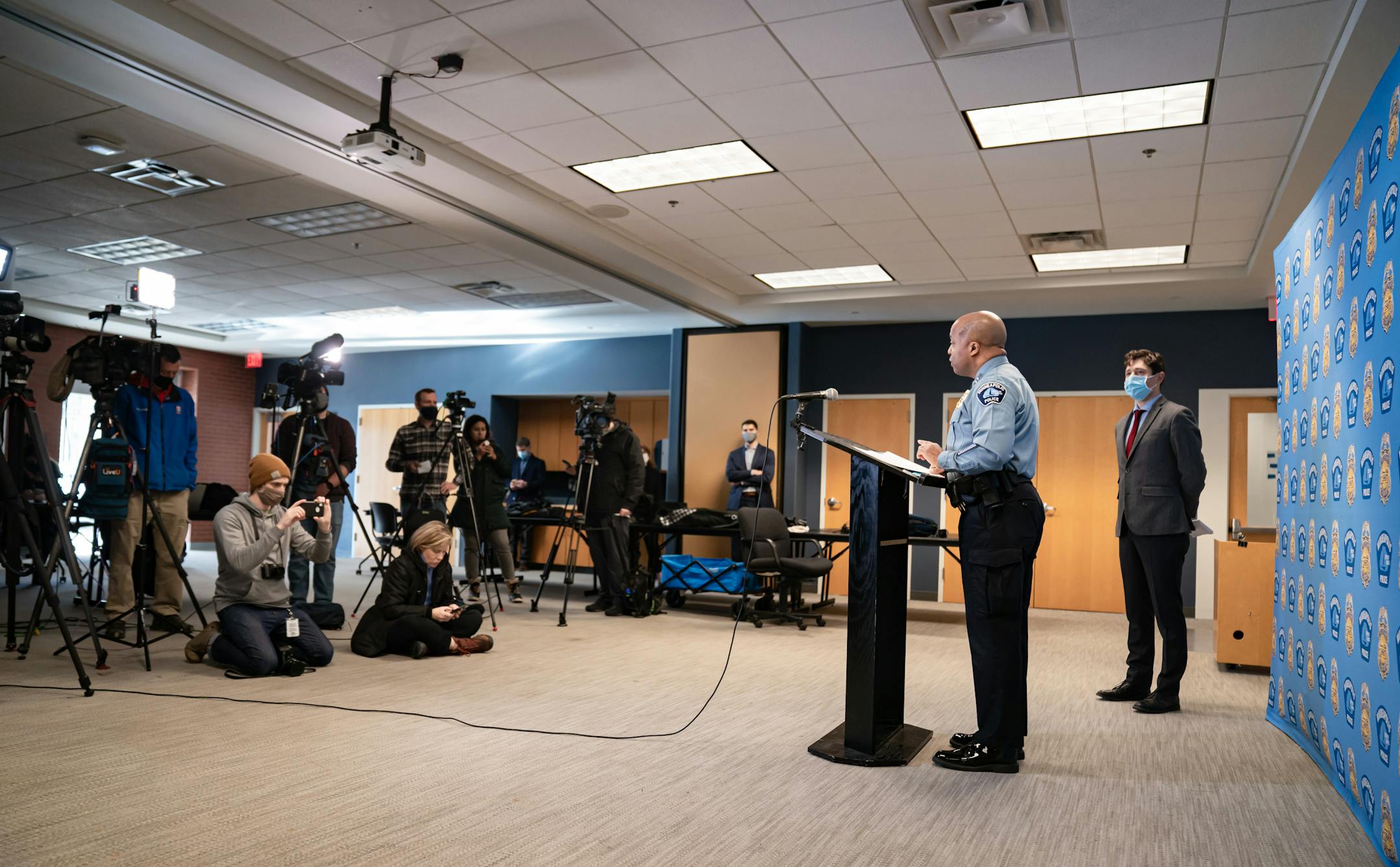 Minneapolis Police Chief Medaria Arradondo announces he will retire at the end of this term, Monday, Dec. 6, 2021 during a news conference in Minneapolis.
