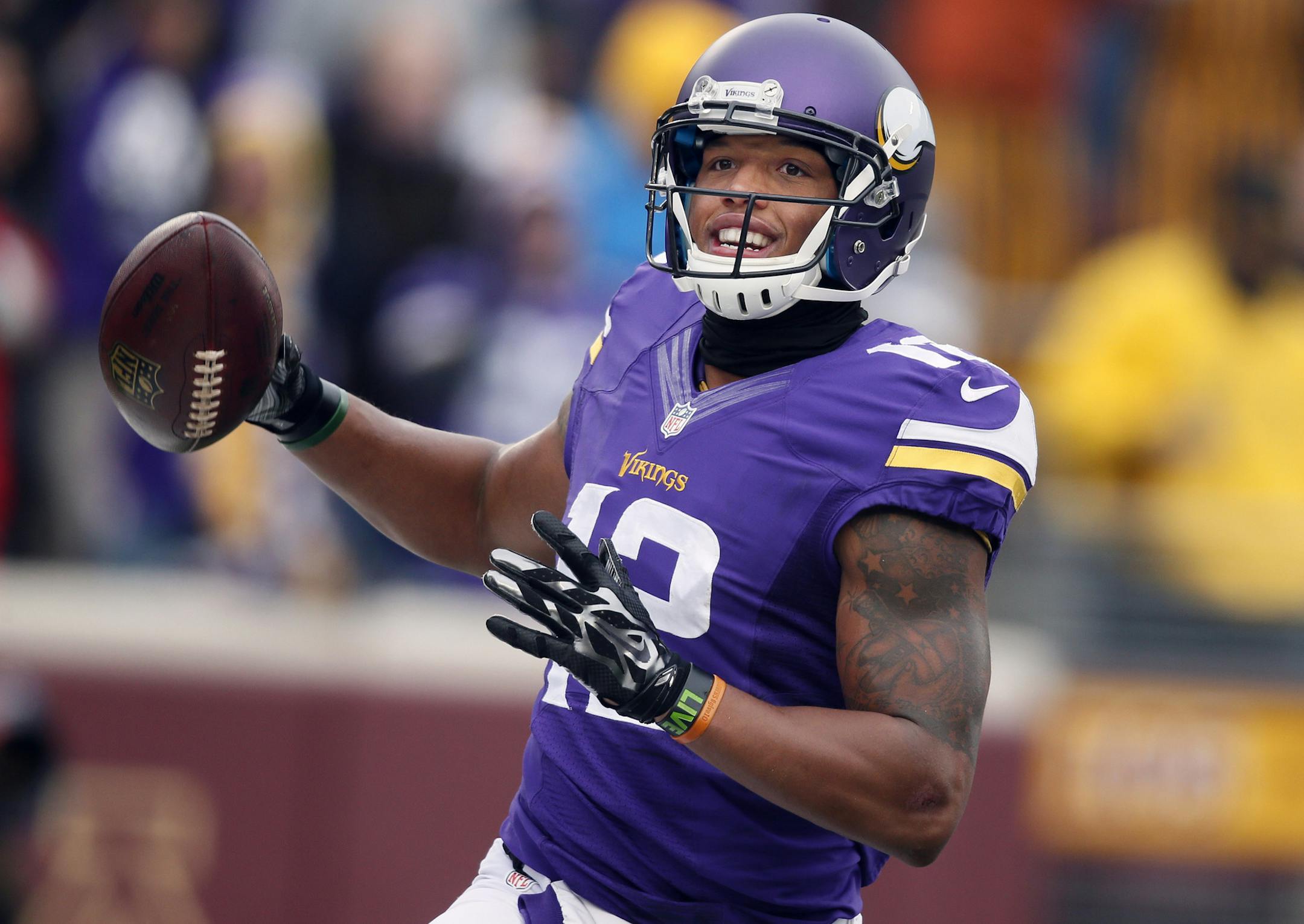 Minnesota Vikings wide receiver Charles Johnson.