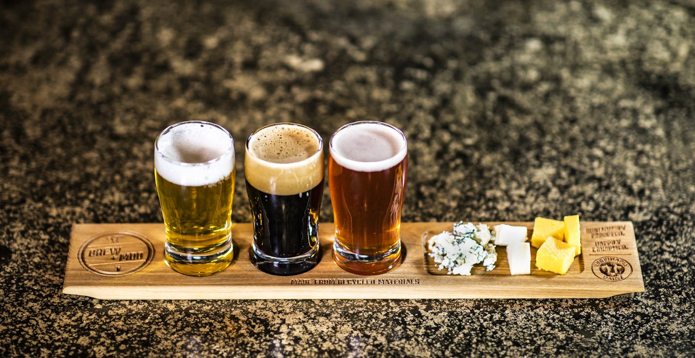 Fulton's Brew + Moo beer and cheese pairings