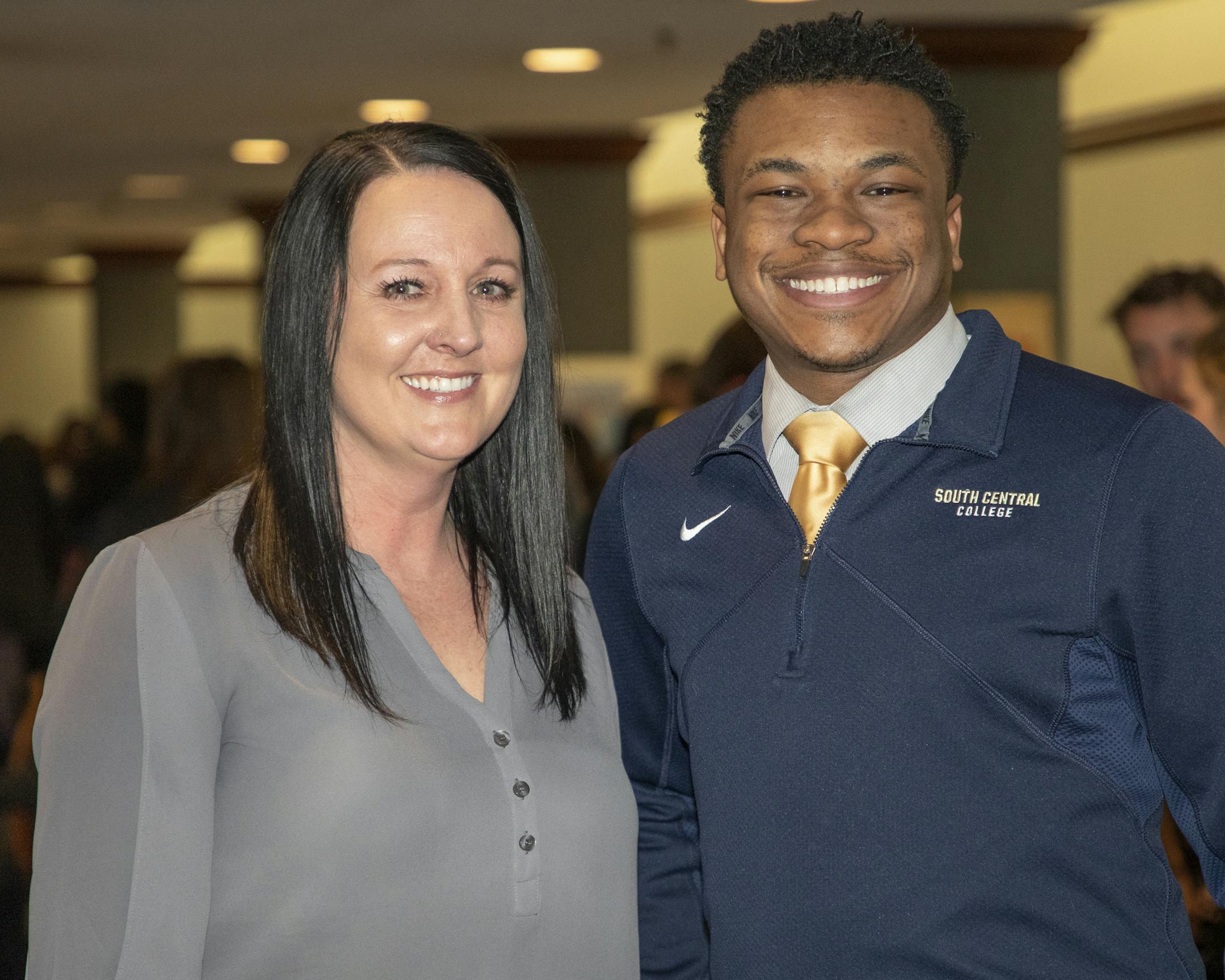 Erin Haroldson, John Harper at the Nellie Stone Johnson Scholarship Dinner. [ Special to Star Tribune, photo by Matt Blewett, Matte B Photography, matt@mattebphoto.com, Nellie Stone Johnson Scholarship Program, March 21, 2019, Minnesota, SAXO 1008218761 FACE033119