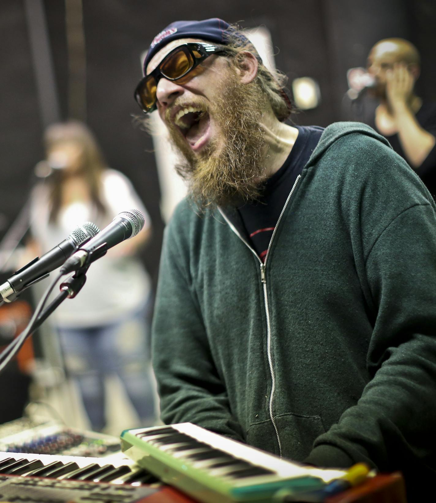 The Voice finalist Nicholas David Mrozinski rehearsed in a studio space before his two-night First Avenue concerts this weekend in Minneapolis, Minn. on Tuesday, May 7, 2013. ] (RENEE JONES SCHNEIDER * reneejones@startribune.com) ORG XMIT: MIN1305072219420934