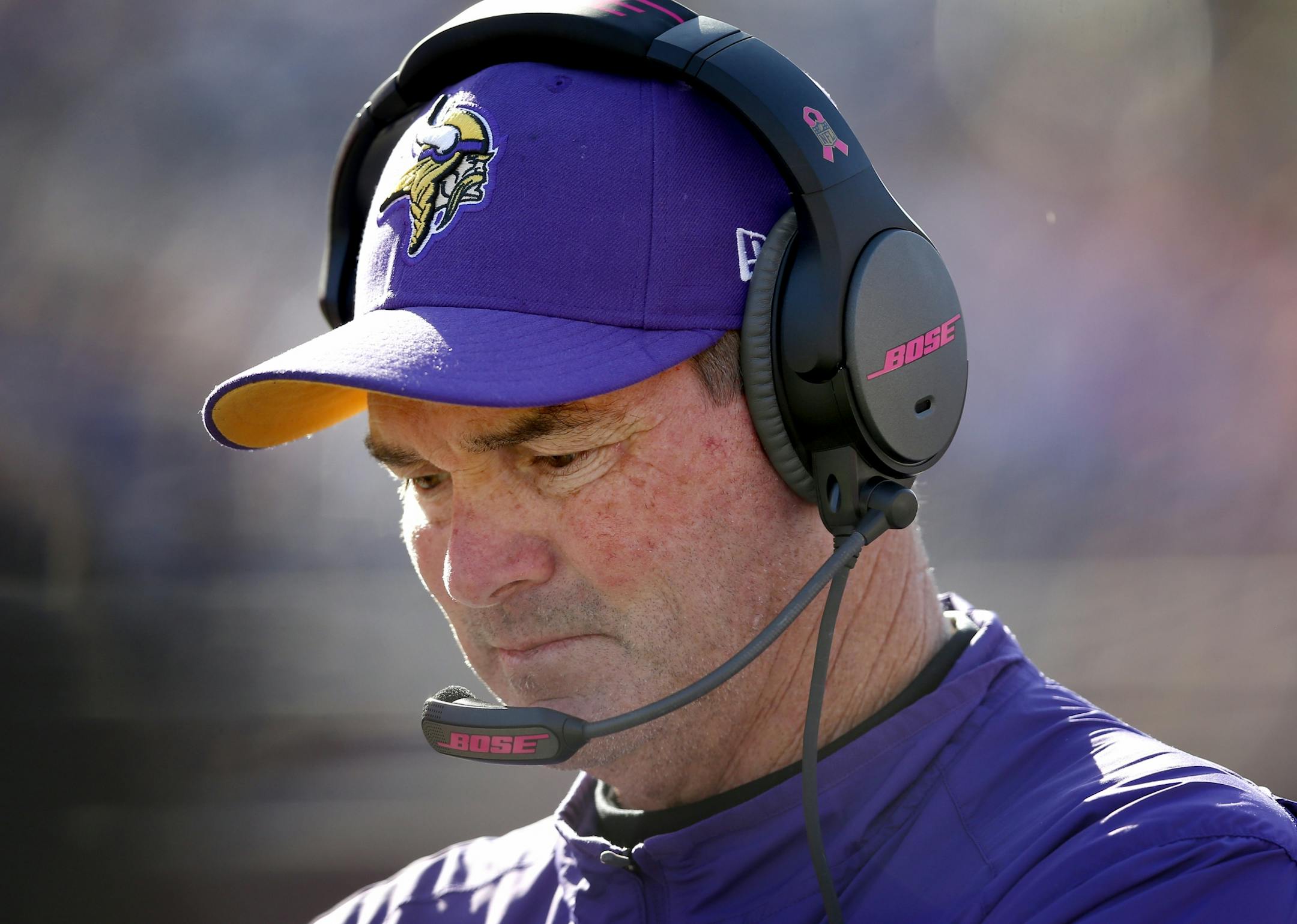 Minnesota Vikings head coach Mike Zimmer
