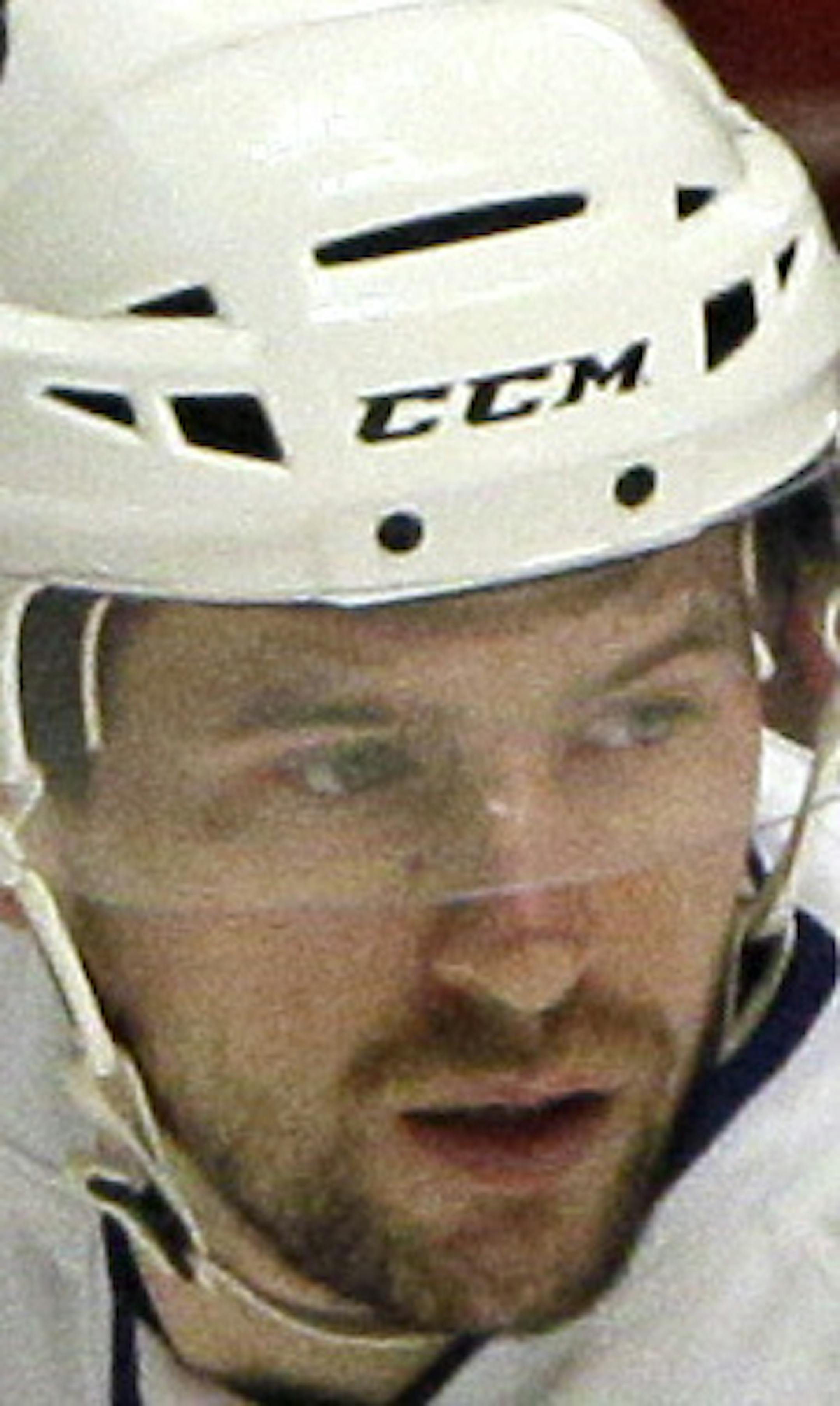 Vancouver Canucks' Keith Ballard looks to a pass against the Chicago Blackhawks during the second period of Game 3 of an NHL hockey Stanley Cup playoff series in Chicago, Sunday, April 17, 2011. The Canucks won 3-2. (AP Photo/Nam Y. Huh) ORG XMIT: NYOTK
