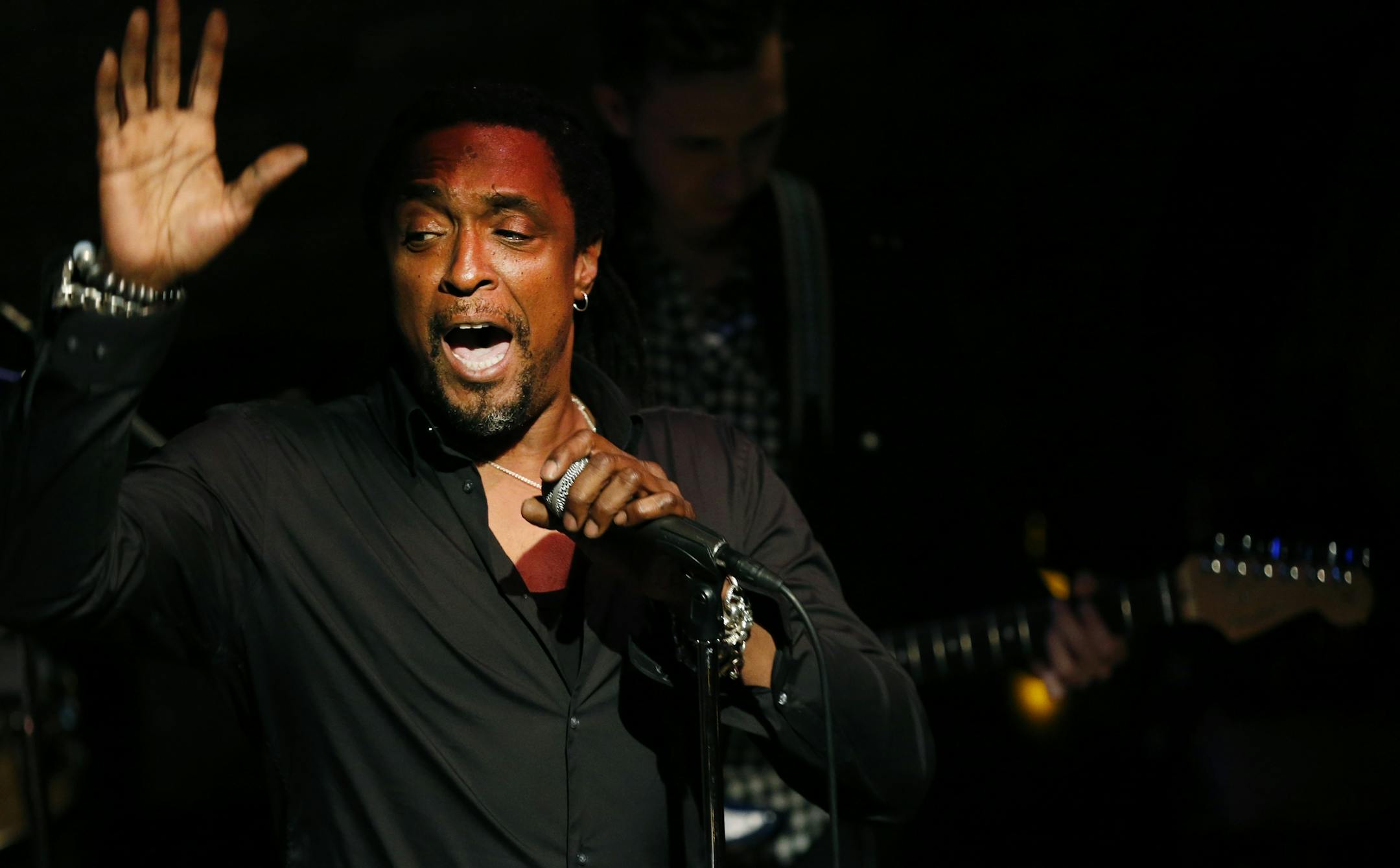 Band 2 featuring Bernard Fowler (vocals) performed at The Dakota on Tuesday evening. Tim Ries and Fowler are currently touring with The Rolling Stones.