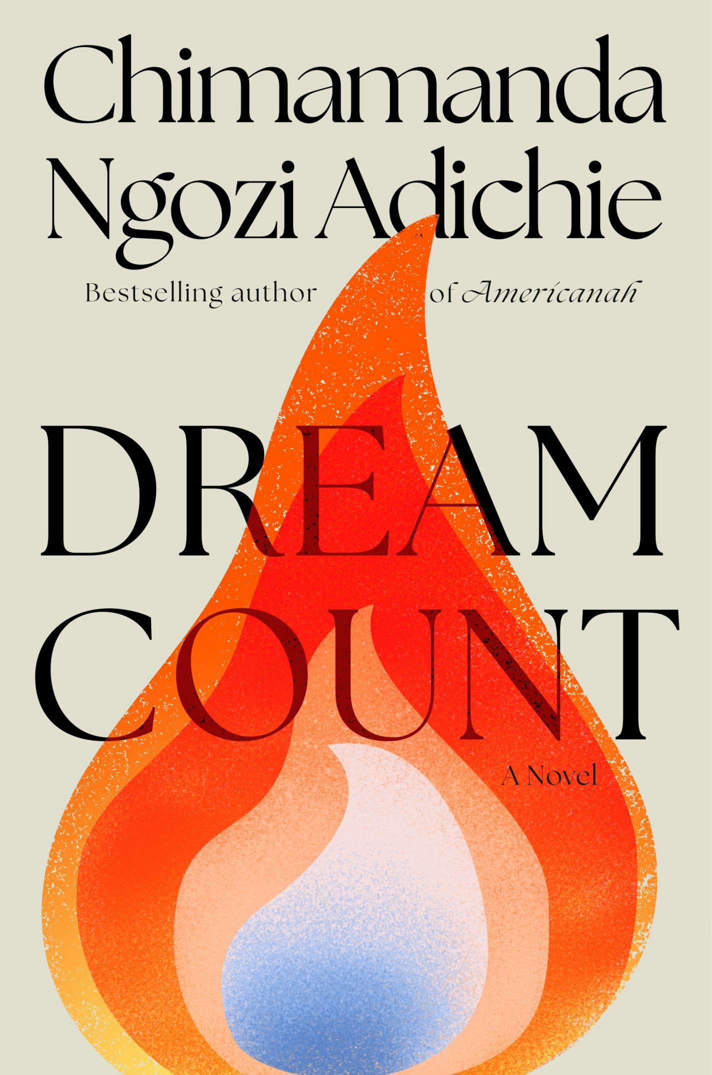 cover of Dream Count is an abstract illustration of a flame