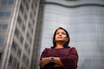 Dr. Priya Sampathkumar outside Mayo Clinic in Rochester. She has been immersing herself in efforts to assist, “but the need is so enormous.”