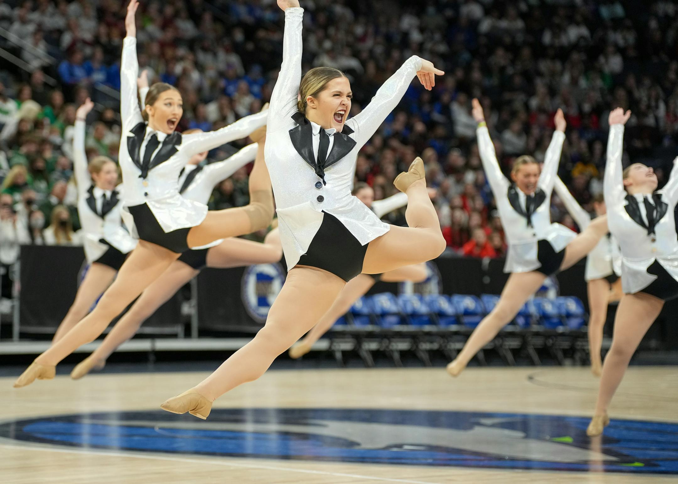 Chisago Lakes performs at the Class 2A MSHSL State High Kick Dance Tournament.