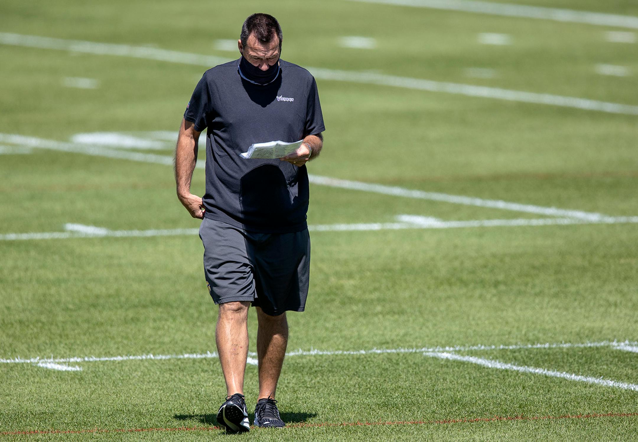 Minnesota Vikings offensive coordinator Gary Kubiak.