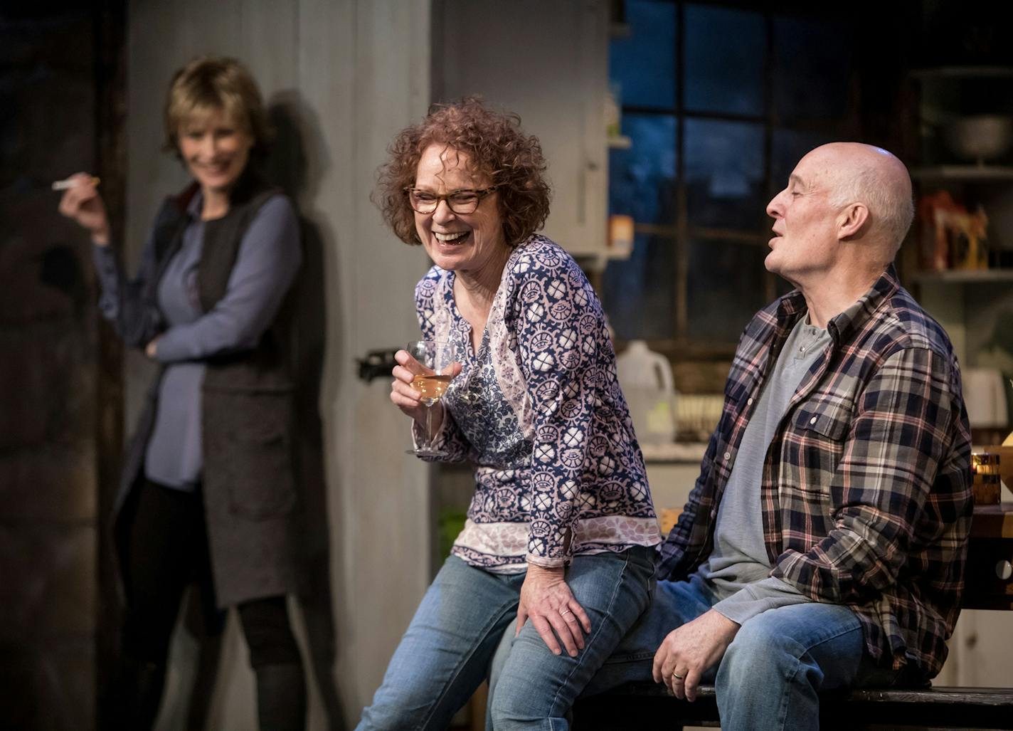 Laila Robins, Linda Kelsey and Stephen Yoakam in "The Children."