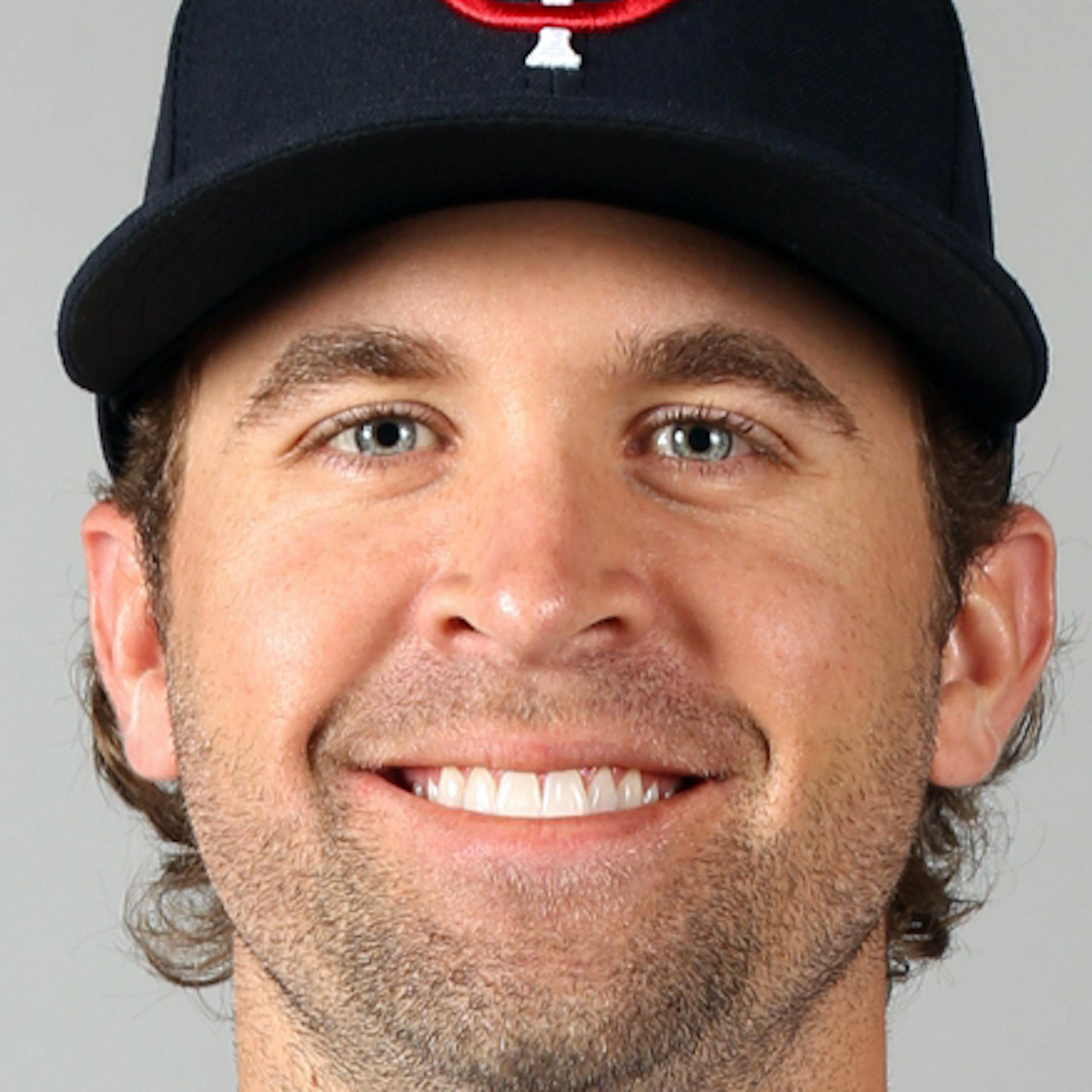 FORT MYERS, FL - FEBRUARY 19: Brian Dozier (2) of the Minnesota Twins poses during Photo Day on Tuesday, February 19, 2013 at Hammond Stadium in Fort Myers, Florida. (Photo by Robbie Rogers/MLB Photos via Getty Images) *** Local Caption *** Brian Dozier ORG XMIT: 159448017