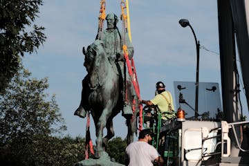 Many Confederate statues were removed in the aftermath of events in Charlottesville, Va., subject of the new "Charlottesville."