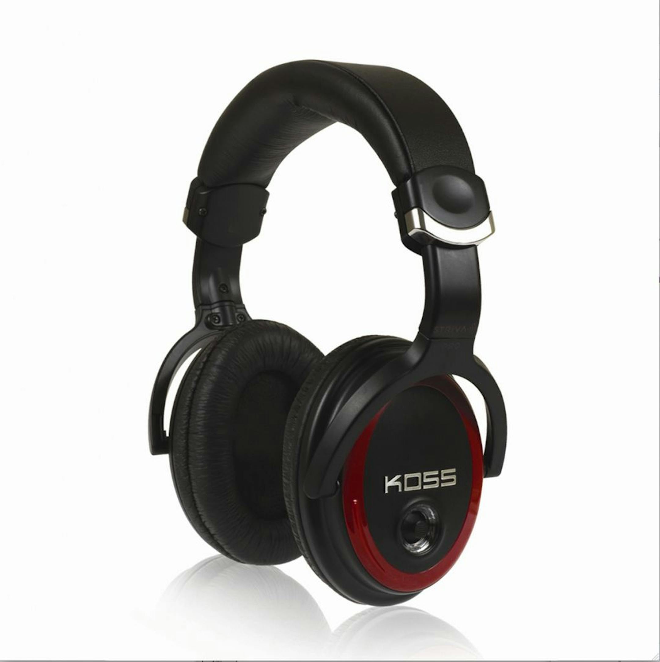 An undated handout photo of the Koss Striva Pro headphones. The Striva Pro headphones connect by Wi-Fi instead of Bluetooth, but the setup can be tricky. (Handout via The New York Times) -- NO SALES; FOR EDITORIAL USE ONLY WITH STORY SLUGGED CIR-GEEK-NOTES. ALL OTHER USE PROHIBITED.