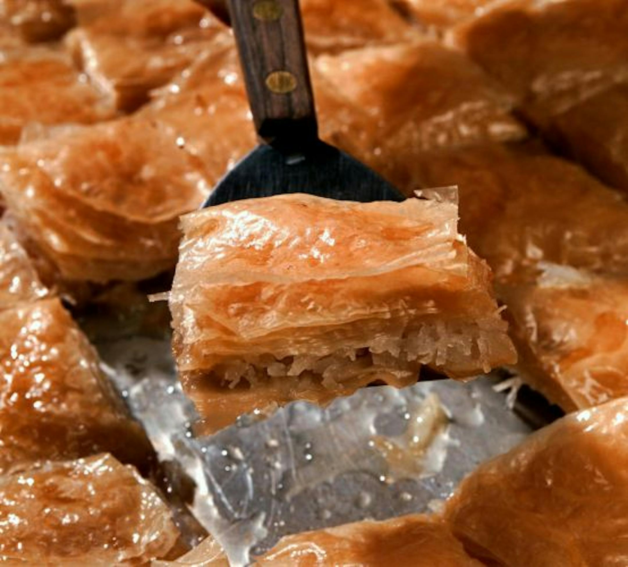 Baklava is on the menu at the St. George Greek Festival.